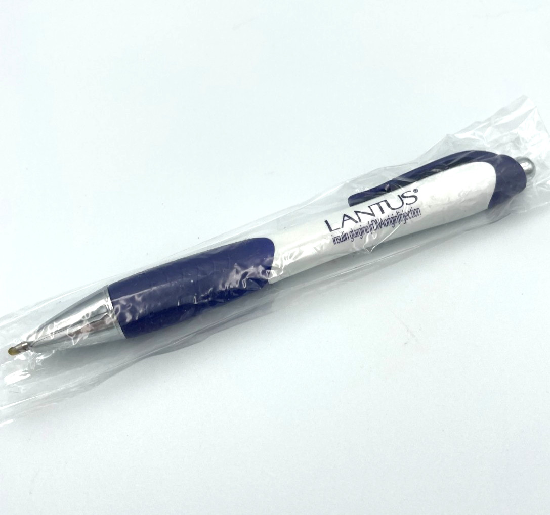 VTG Drug Rep LANTUS SOLOSTAR Collectible Pen NEW and in Cellophane Pharma Swag