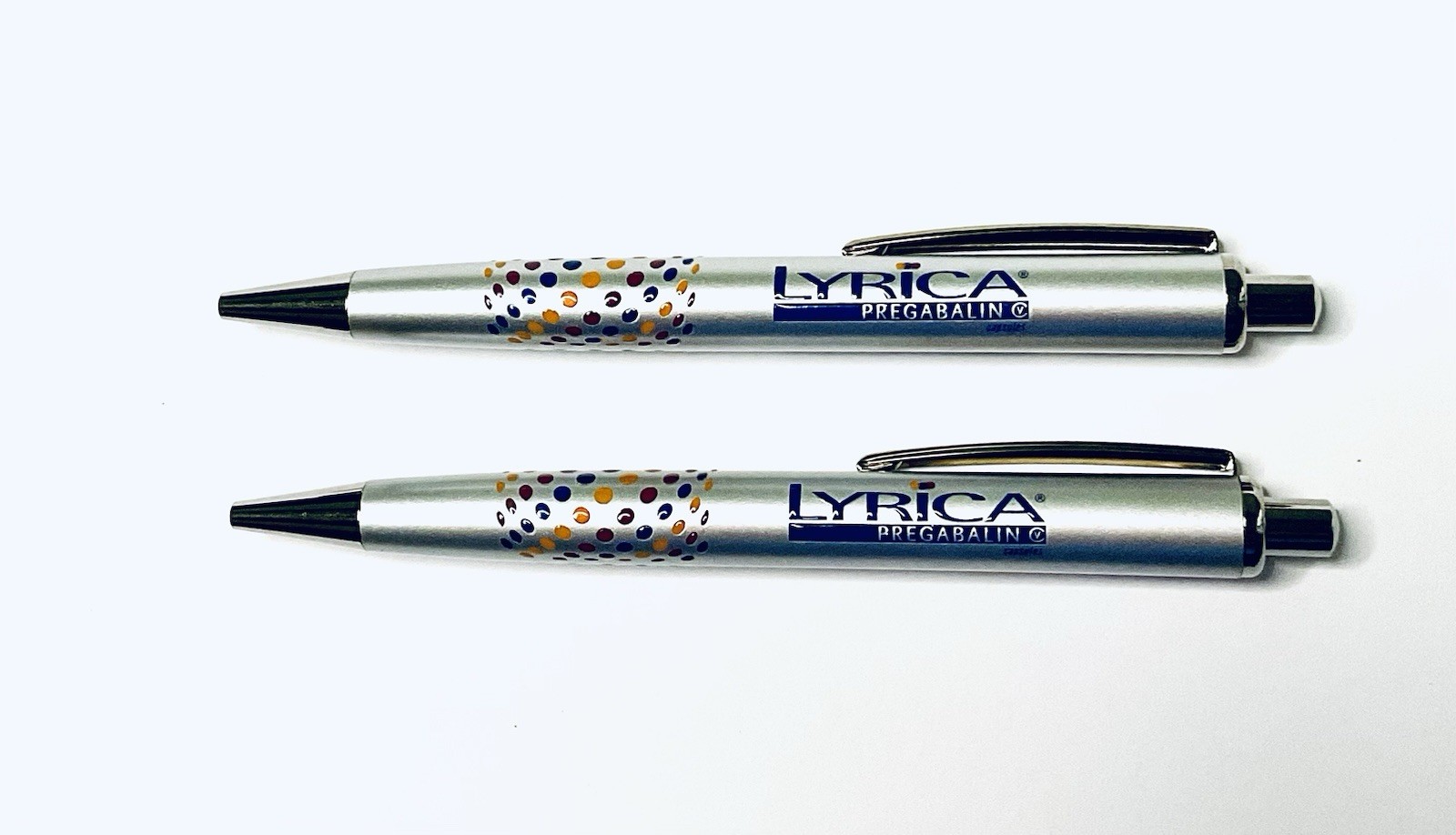 LYRICA PHARMACEUTICAL REP PENS (2) RETRACTABLE REFILLABLE