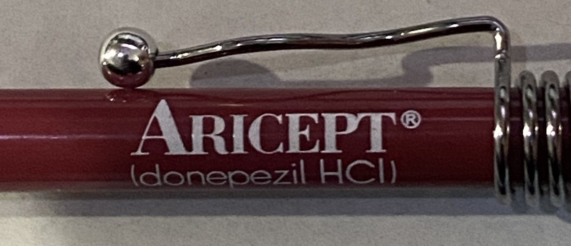 Lot Of 7 Pharma Pens Celebrex, Zoloft, Zyrtec, AcipHex, Lotrel, Aricept, Lipitor