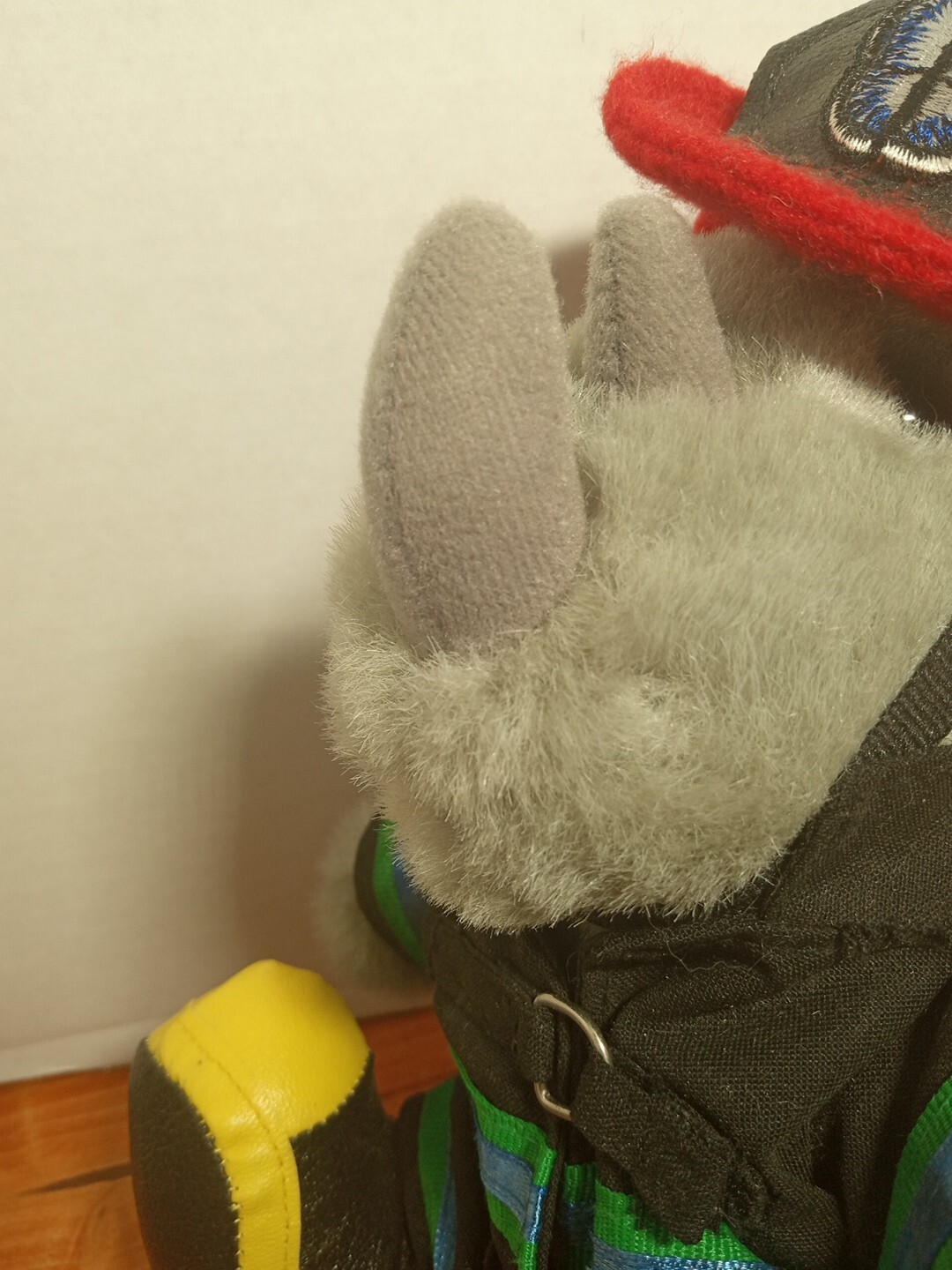 RHINOCORT AQUA ALLERGY NOSE SPRAY ADVERITSEMENT MASCOT FIREMAN PLUSH DOLL FIGURE