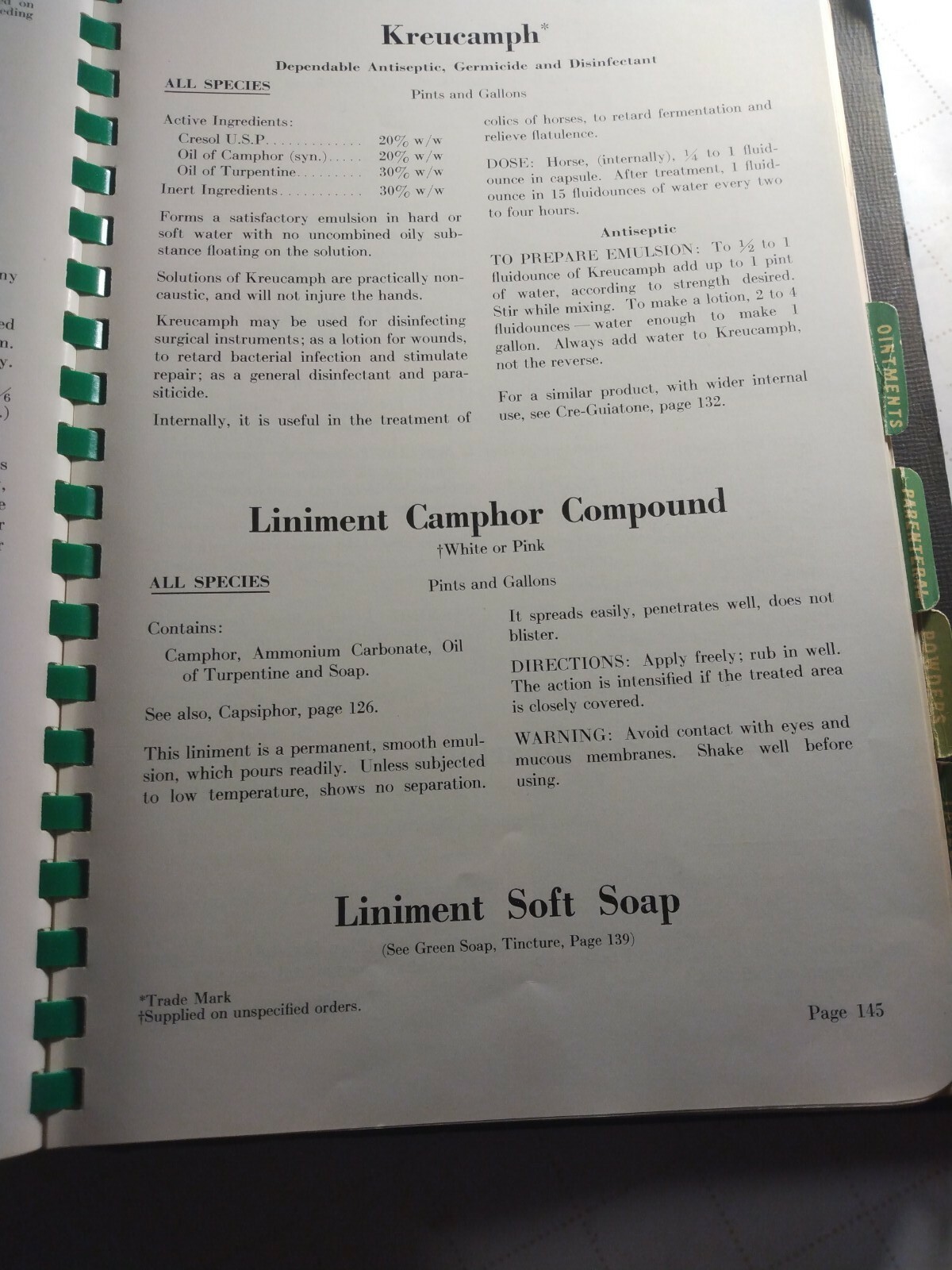 Pitman-Moore Company Division of Allied Laboratories Inc. Catalog 1951