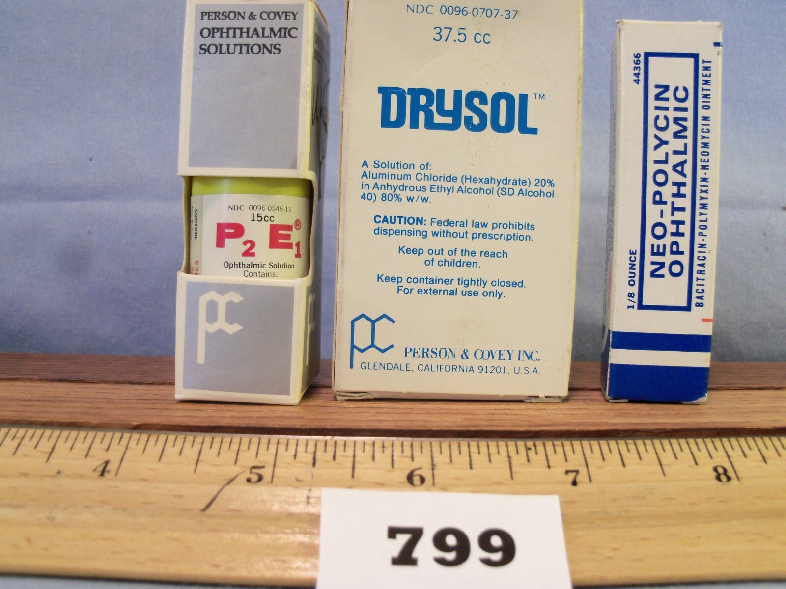 Vtg Pre 1980 PERSON & COVEY OOAC? Products company now gone. 799