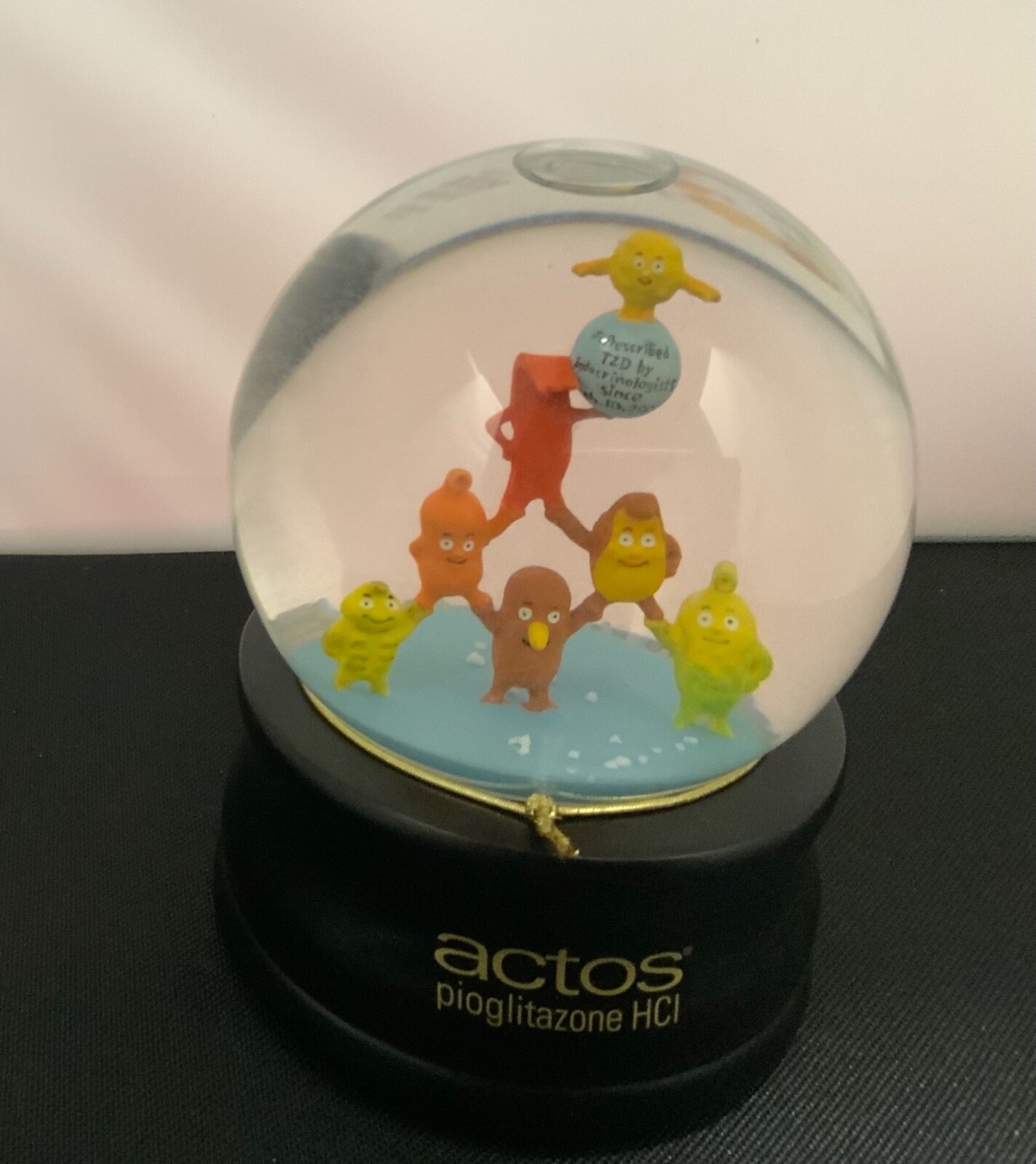ACTOS PHARMACEUTICAL PIOGLITAZON HCI LIMITED ADDITION 2001 SNOW GLOBE & PAMPHLET