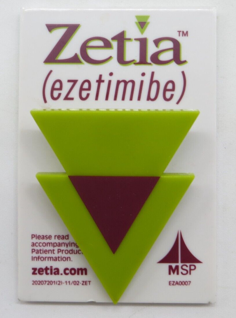 Drug Rep Promo Magnet Clip ZETIA doctors office promotional item MSP EZA0007