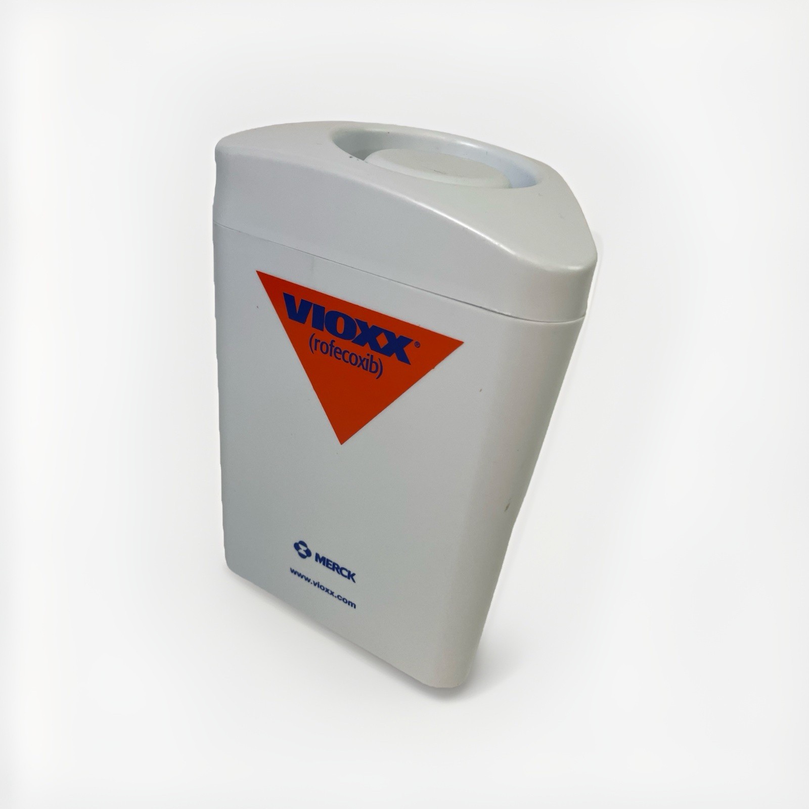 Vioxx By Merck Pharmaceutical Drug Rep Rx Paper Cup Dispenser Promo RARE