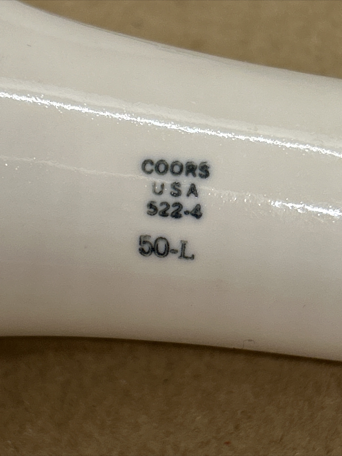 Vintage Antique Apothecary Mortar Pestle COORS USA Ceramic