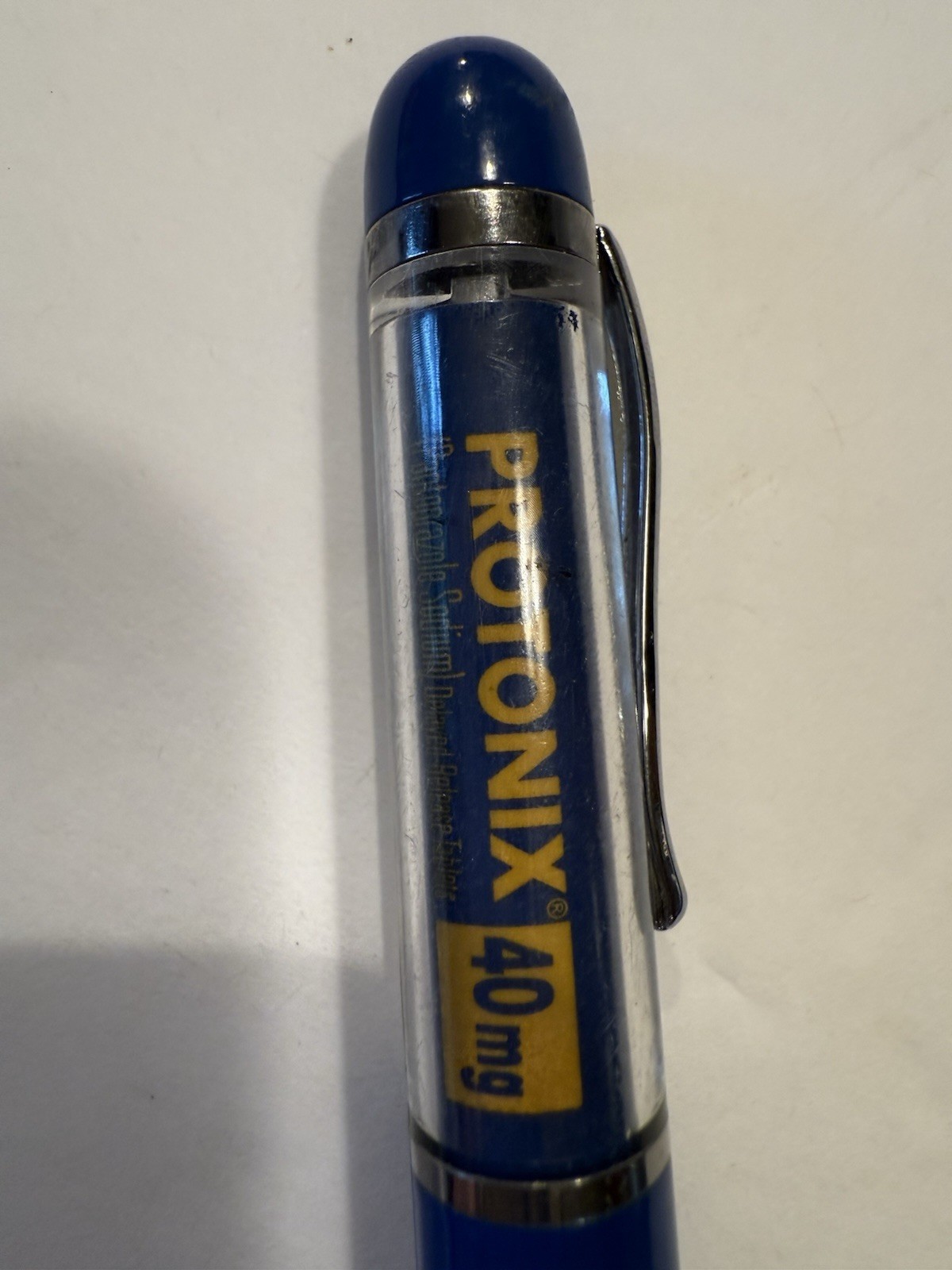PROTONIX Floating Medical Drug Rep Pen / Pharmaceutical / WORKING