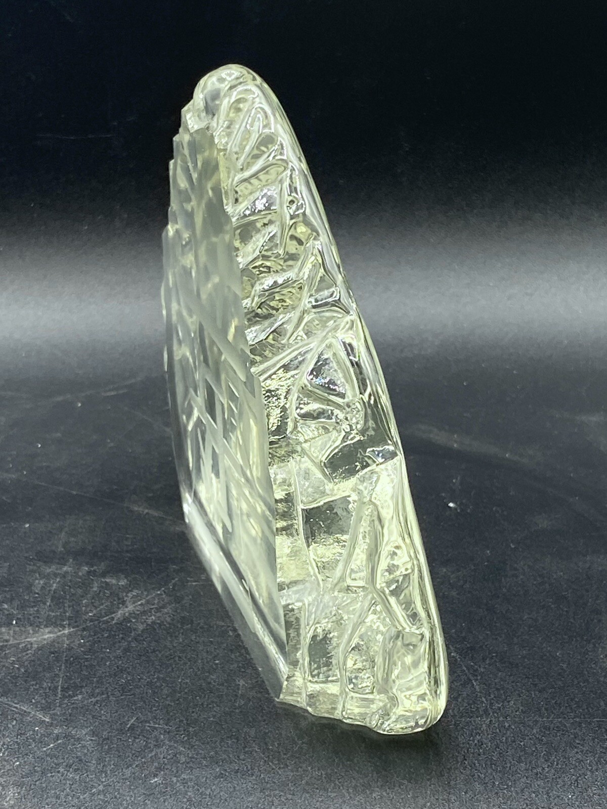 Pharmacist Rx Art Glass Iceberg Display Award Wendell August Forge