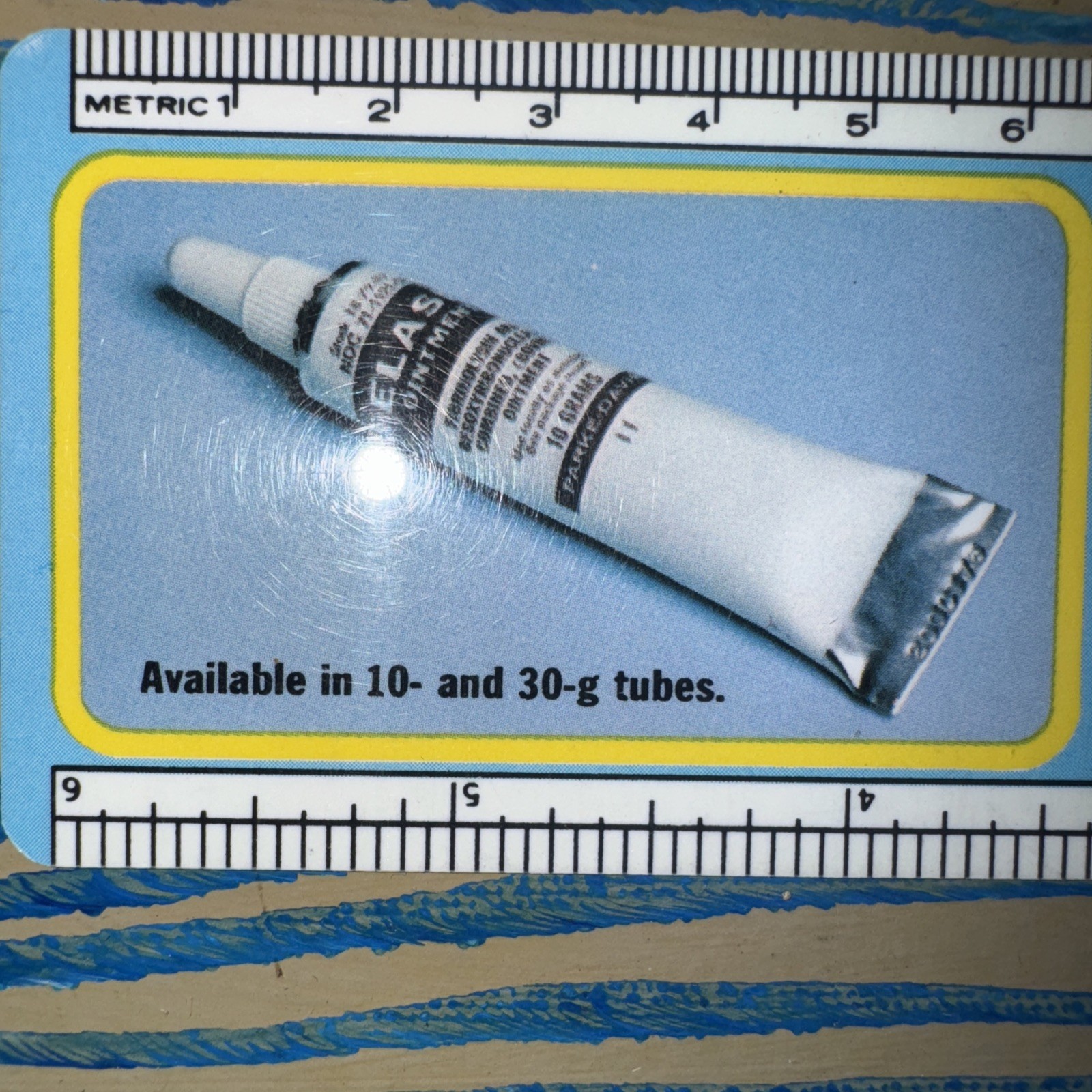 Elase Ruler 1960s Parke Davis Drug Rep Swag Pharmaceuticals Vtg Pharma Ad