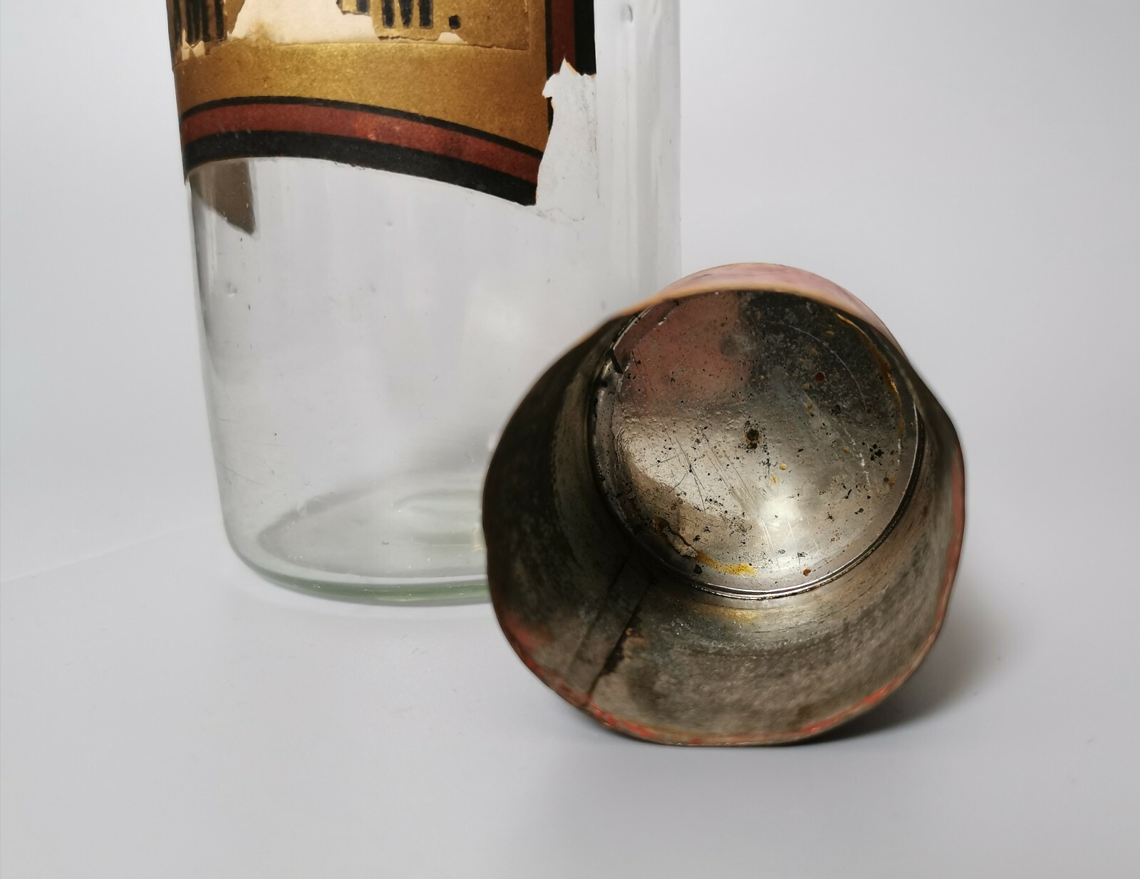 Antique Victorian apothecary bottle, large chemists bottle