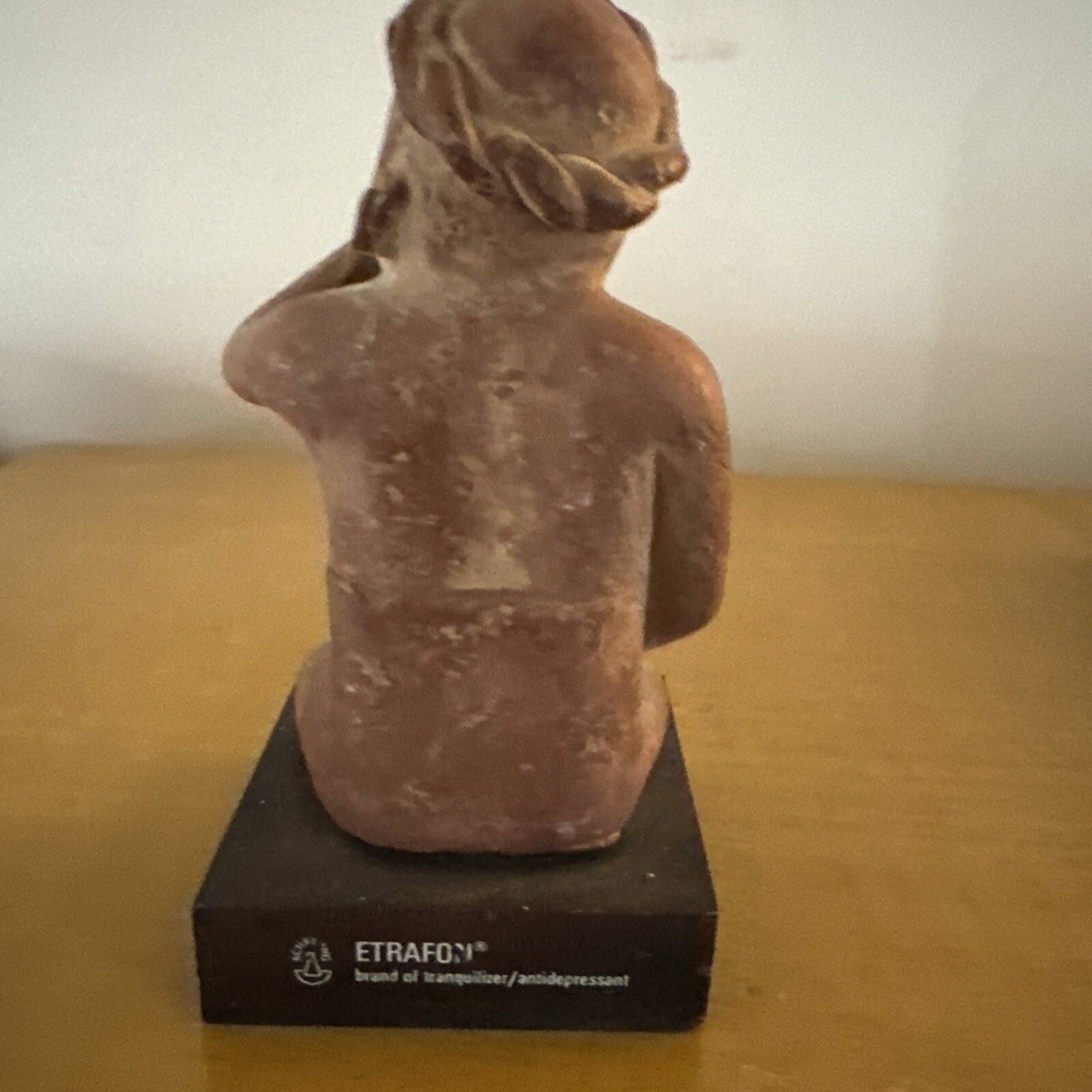 Schering Etrafon Portrait Of Anxiety/Depression pharmaceutical rep statue