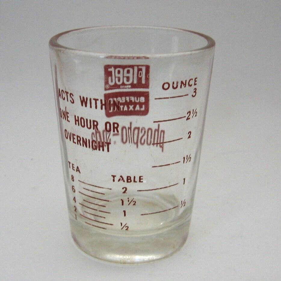 Vintage Fleet Buffered Laxative Phospho Soda Pharma Measuring Cup Shot Glass
