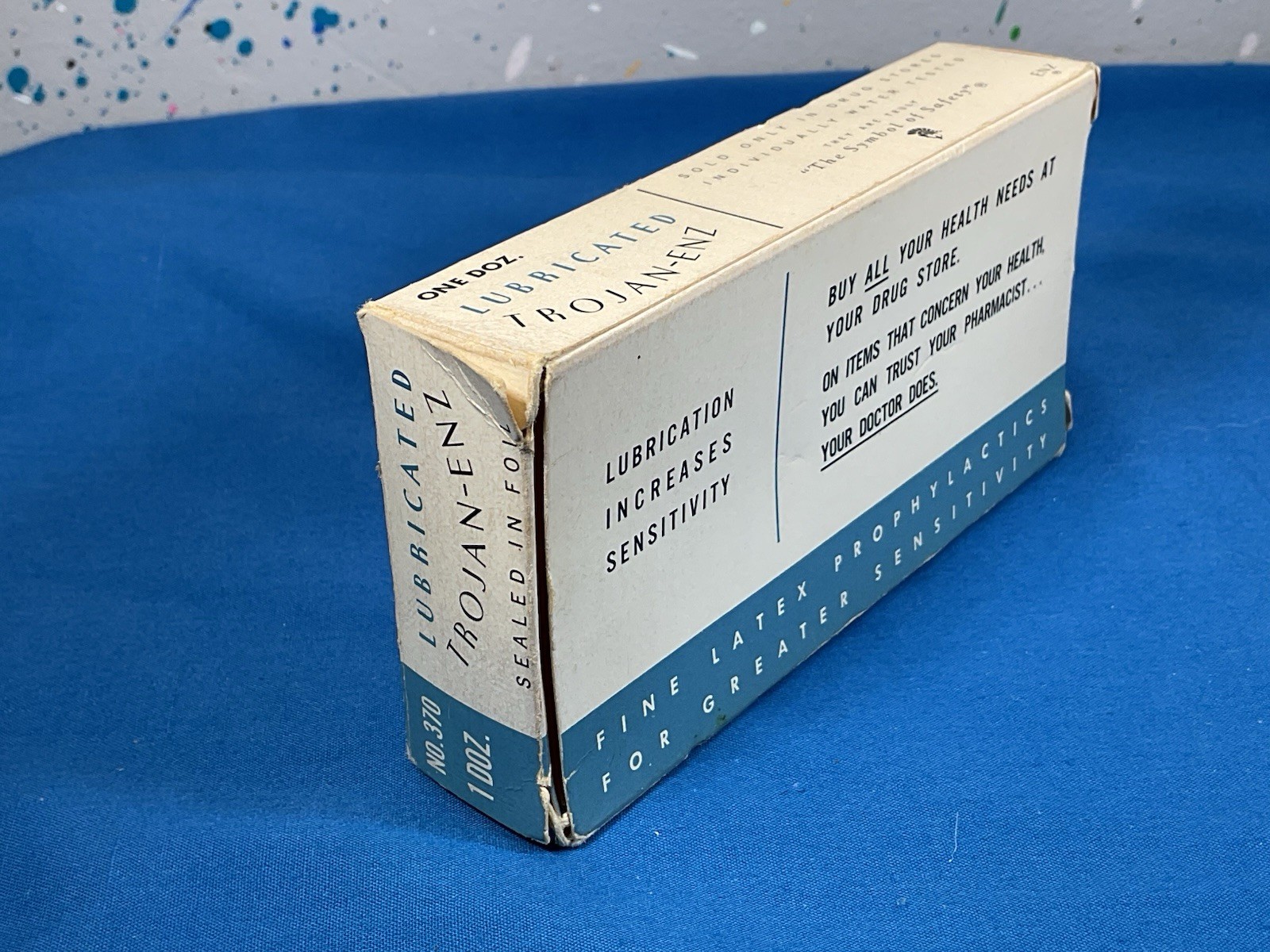 1960’s Trojan-Enz Empty Box