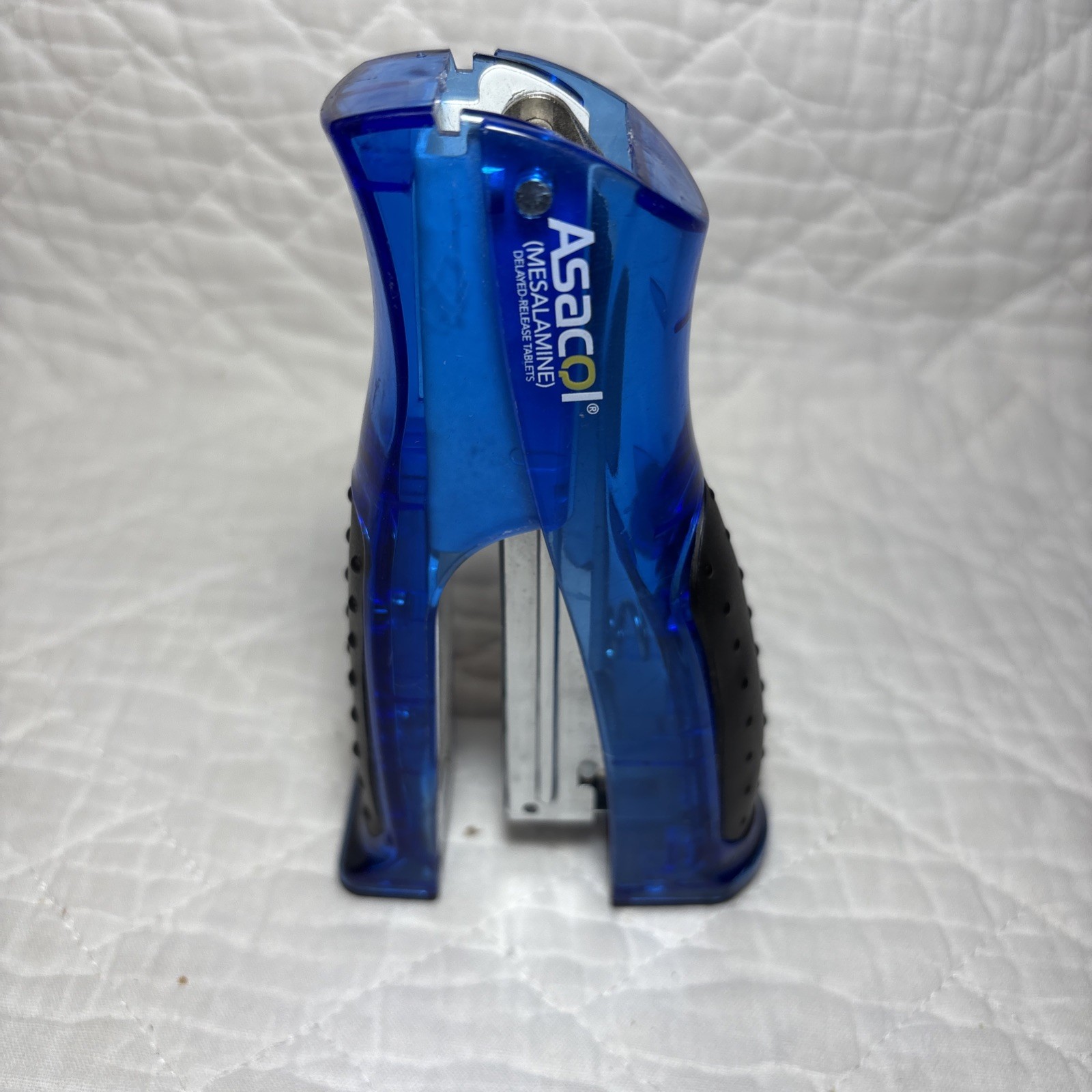 Pharmaceutical Promo Stapler Blue Asacol Drug Advertising