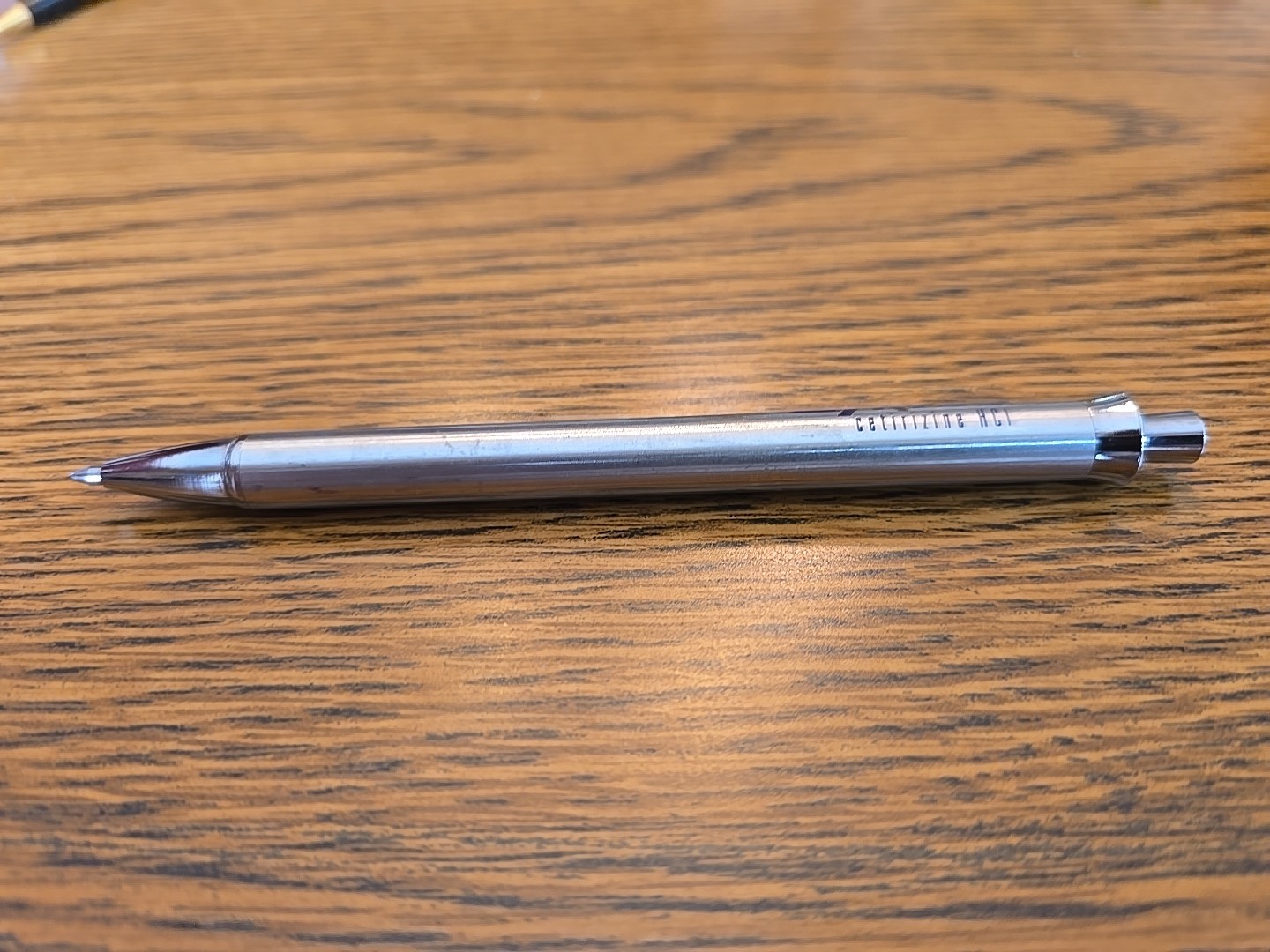 ZYRTEC Pharmaceutical Medical Lot – 2x Pens + Notebook Vintage Metal Pen Writes