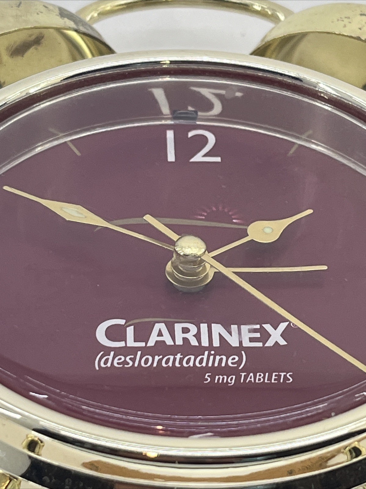 Drug Rep Advertising Clock Clarinex – Read Description