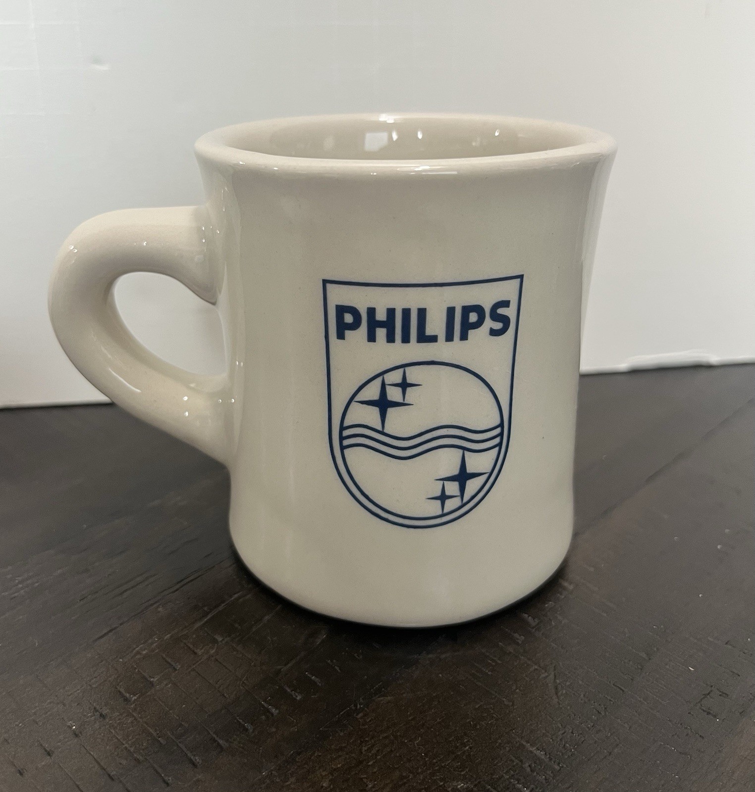 Philips Medical Systems Advertising Mug Heavy Westford China Chunky Retro Diner
