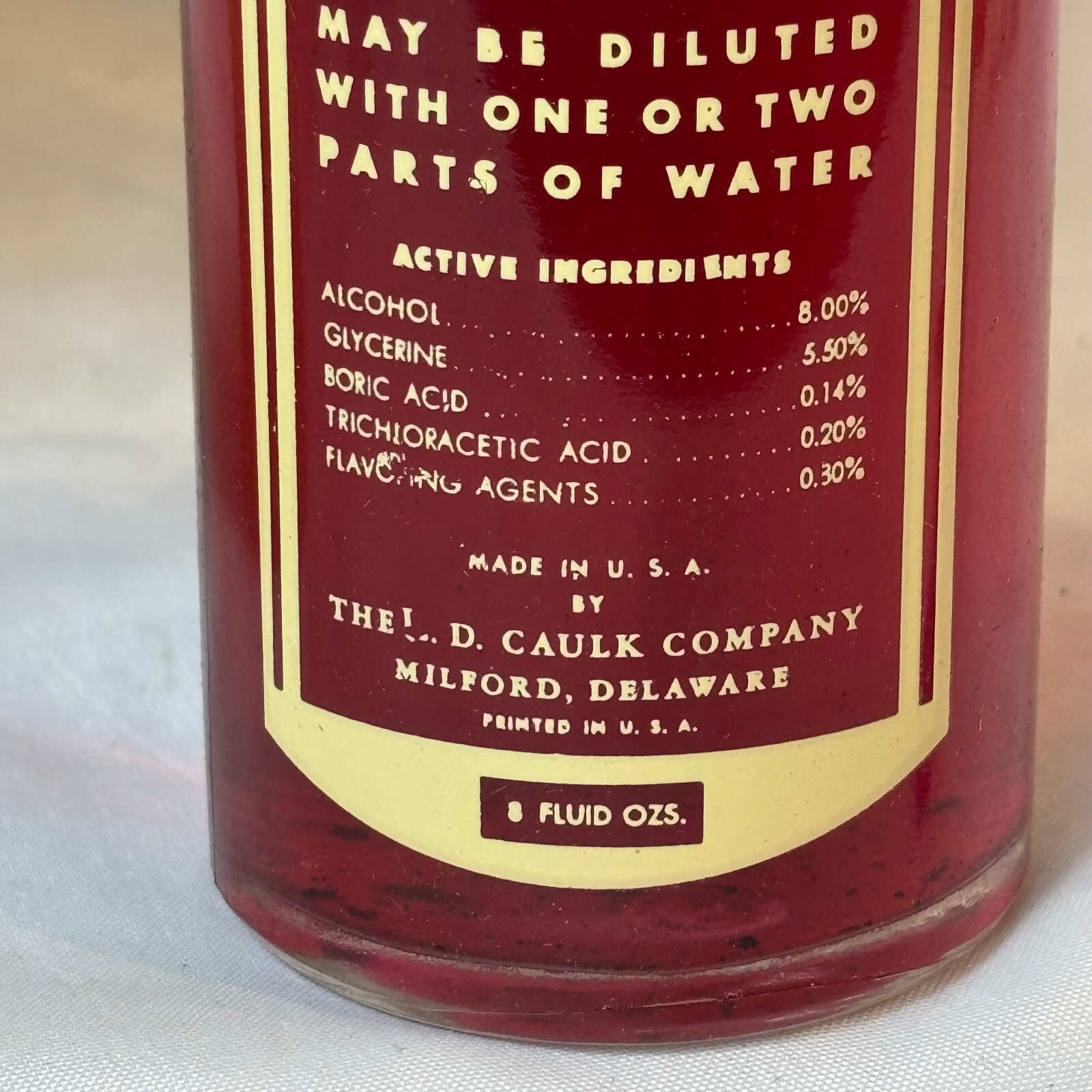 Vtg Detoxol & Mercitan Mouth Wash In Original Boxes