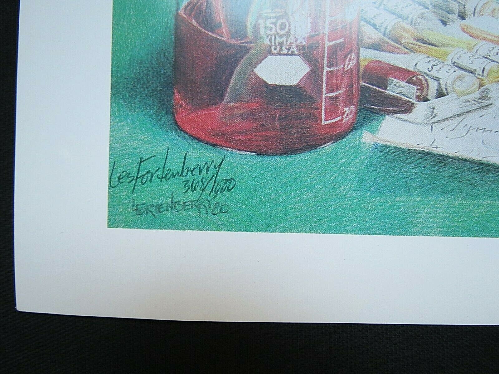 Vintage Pharmaceutical Print Les Fortenberry – signed and numbered