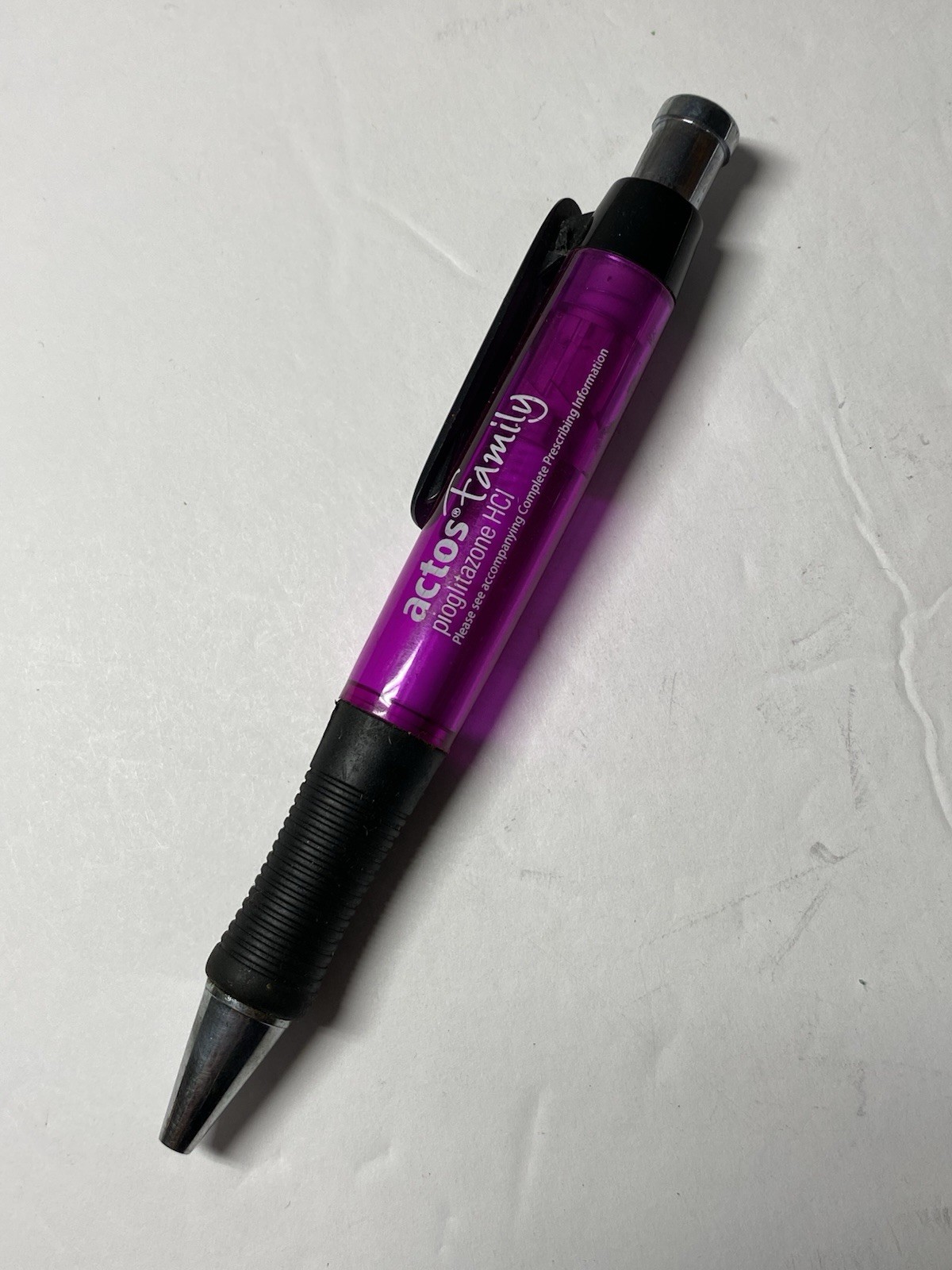ACTOS FAMILY Drug Rep Pharma Promo Collectible Pens