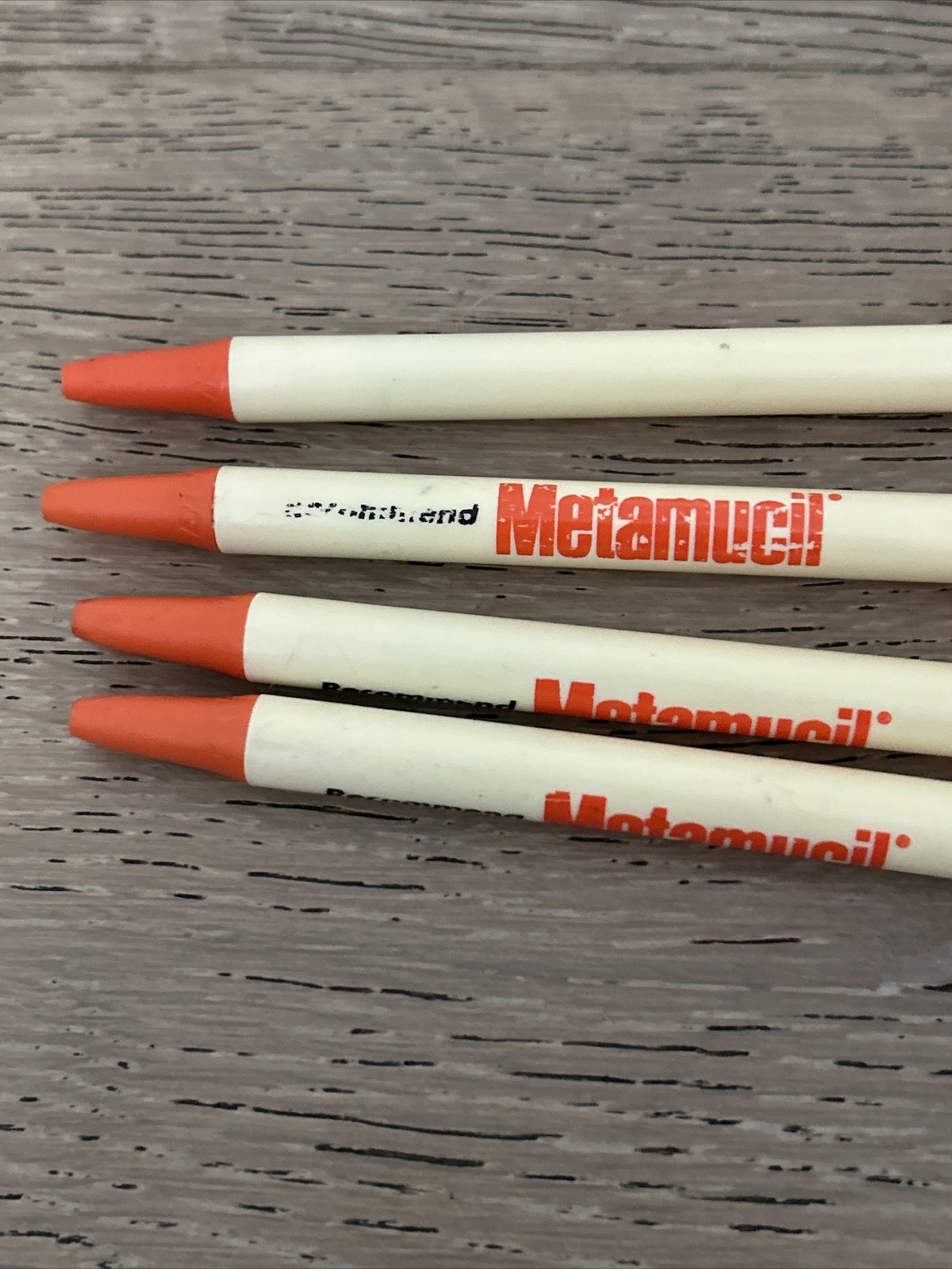 Vintage Lot Of 4 Metamucil Pens