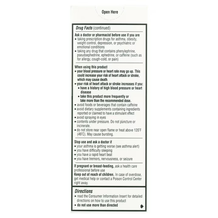 (2 pack) Primatene MIST Epinephrine Oral Inhalation Aerosol