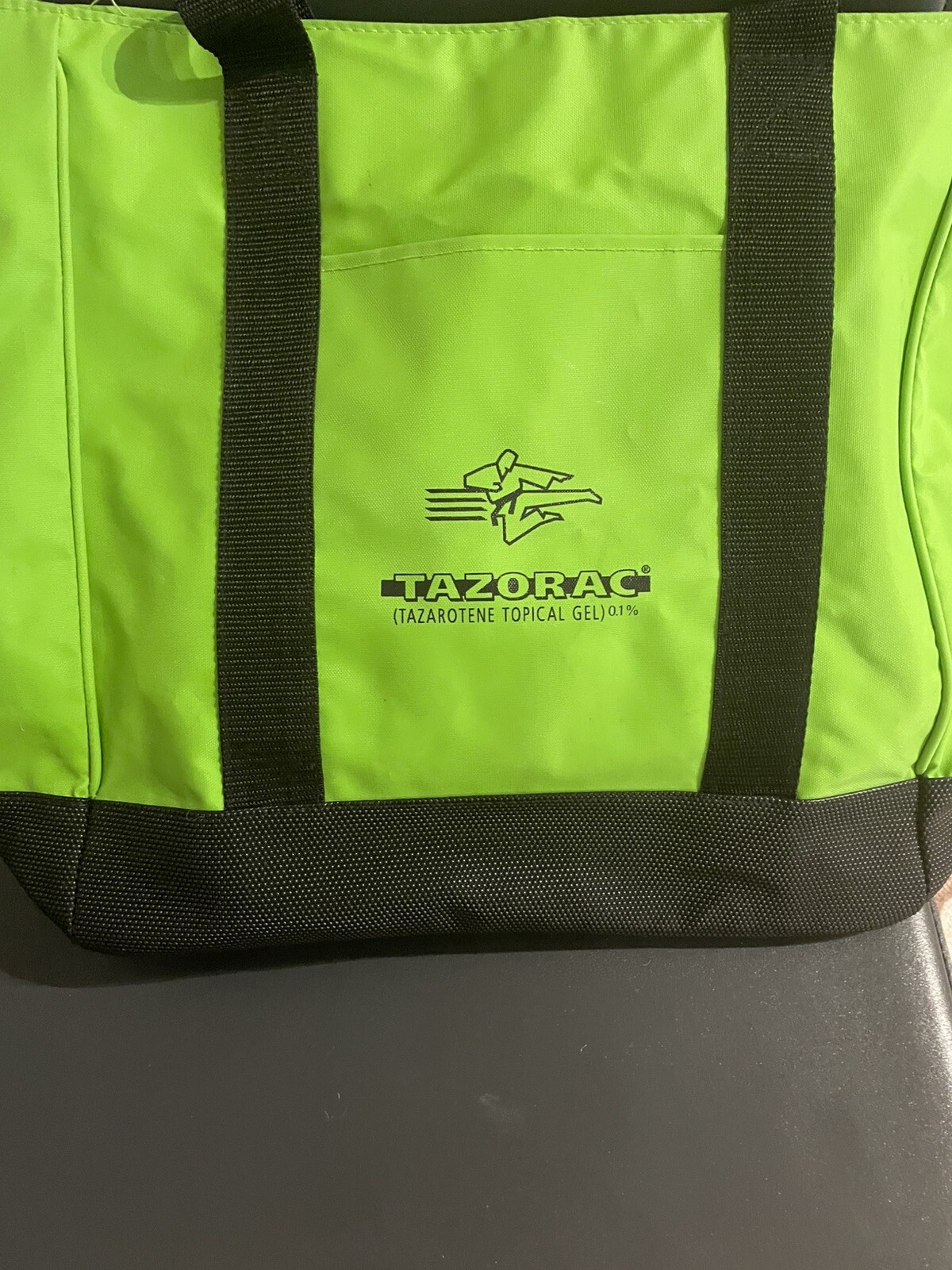 Tazaracl Drug Rep Pharma Merch Large waterproof Tote Bag Green