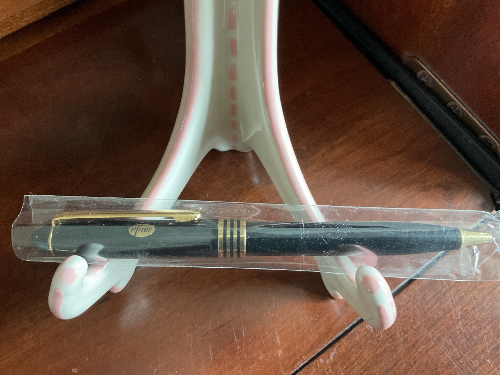 Ballpoint Pen ZOLOFT pharmaceutical promo Black & Gold