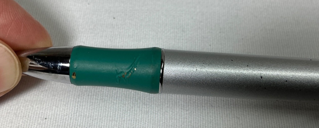 Pharmaceutical Drug Rep Promo Pens: Pfizer Norvasc, Lot of 2 Metal Pens