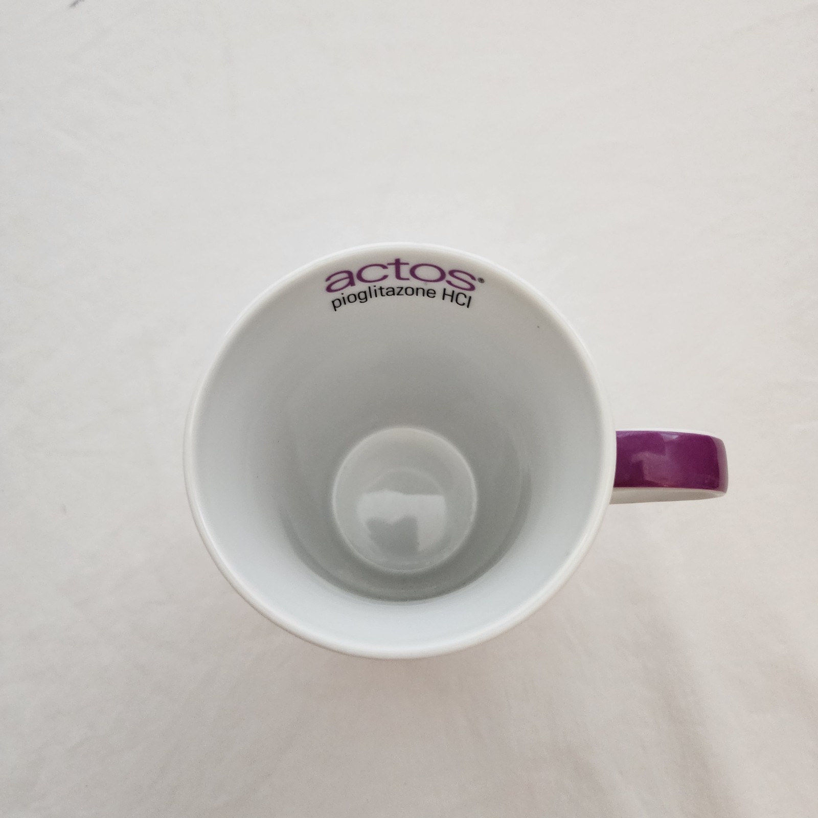 Actos Pioglitazone HCI Coffee Cup Mug 16oz Multicolored Ceramic