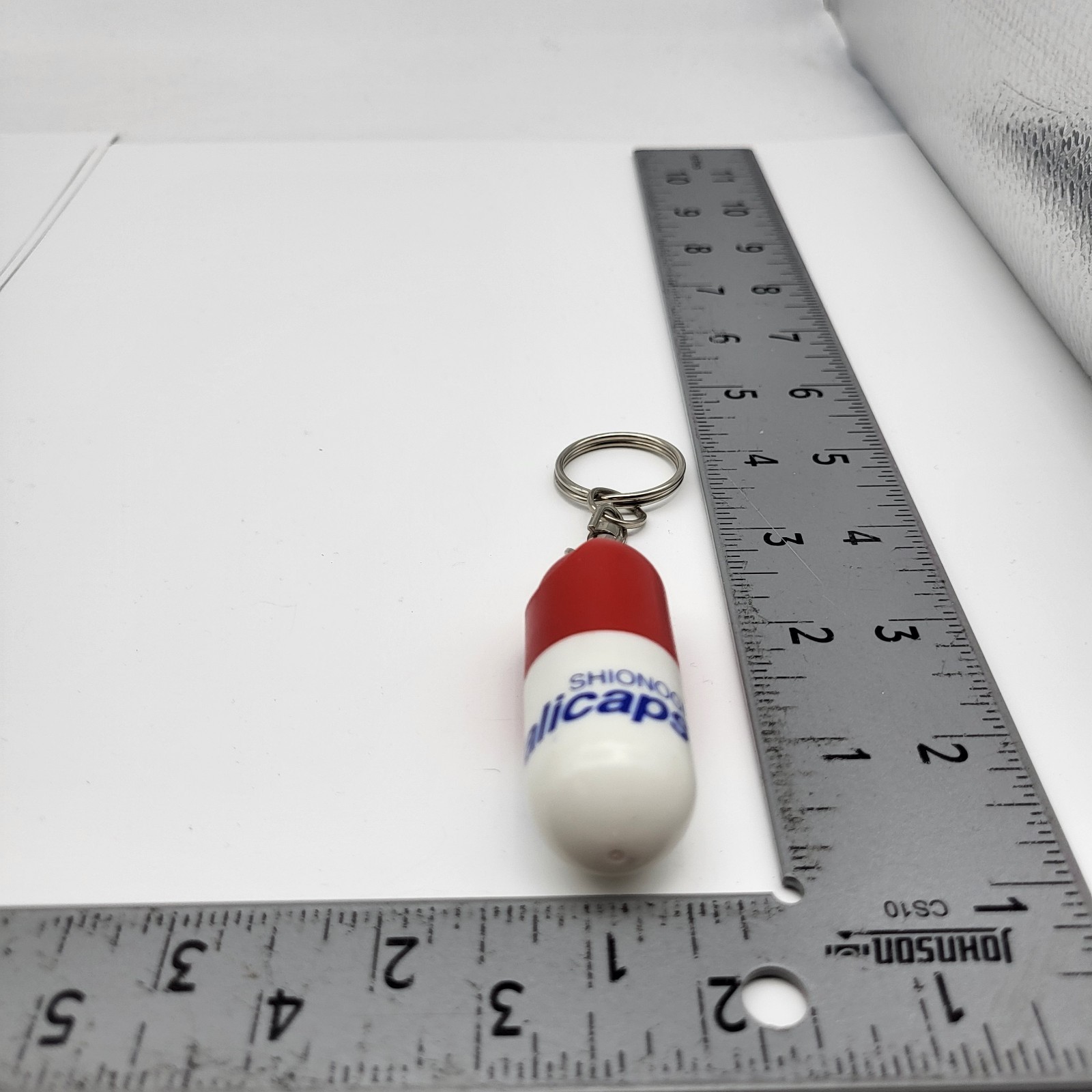 Vintage Medical Advertising keychain Shiono Qualicaps