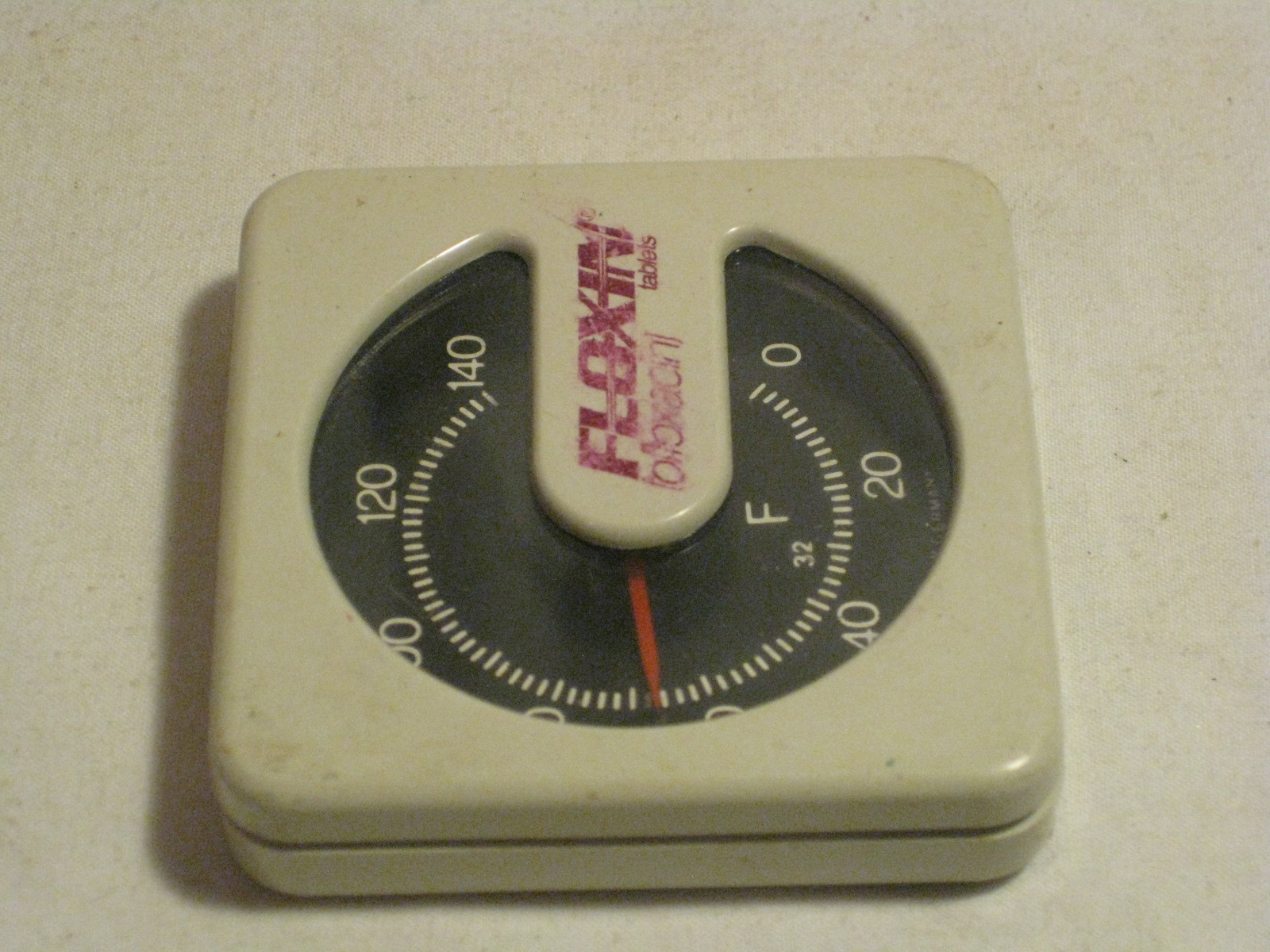 vintage W.Germany temperature gauge FLOXIN pharmaceutical promotional promo