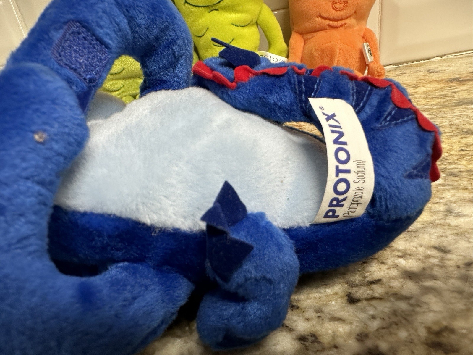 Actos /ProtonixPharmaceutical Drugs advertising promotional plush Lot of 4