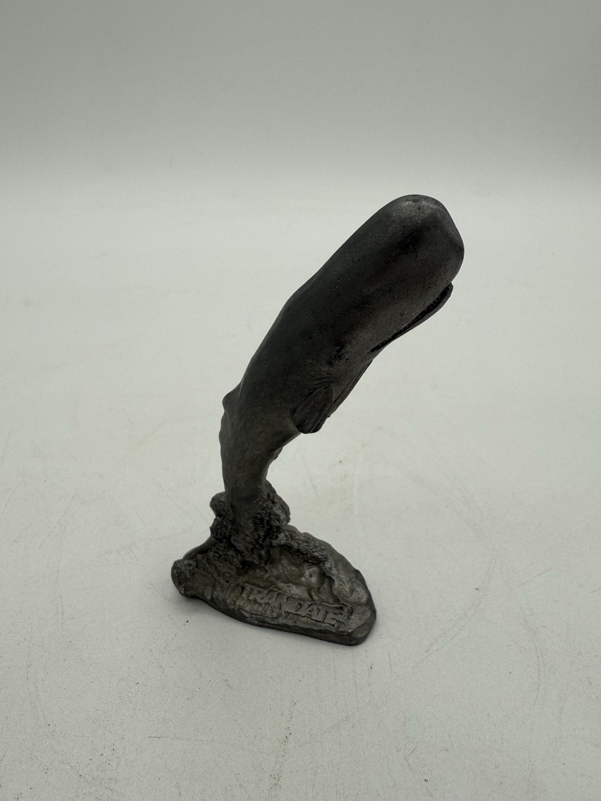 Trandate Labetalol HCI Pharmaceutical Advertising Pewter Whale Figure