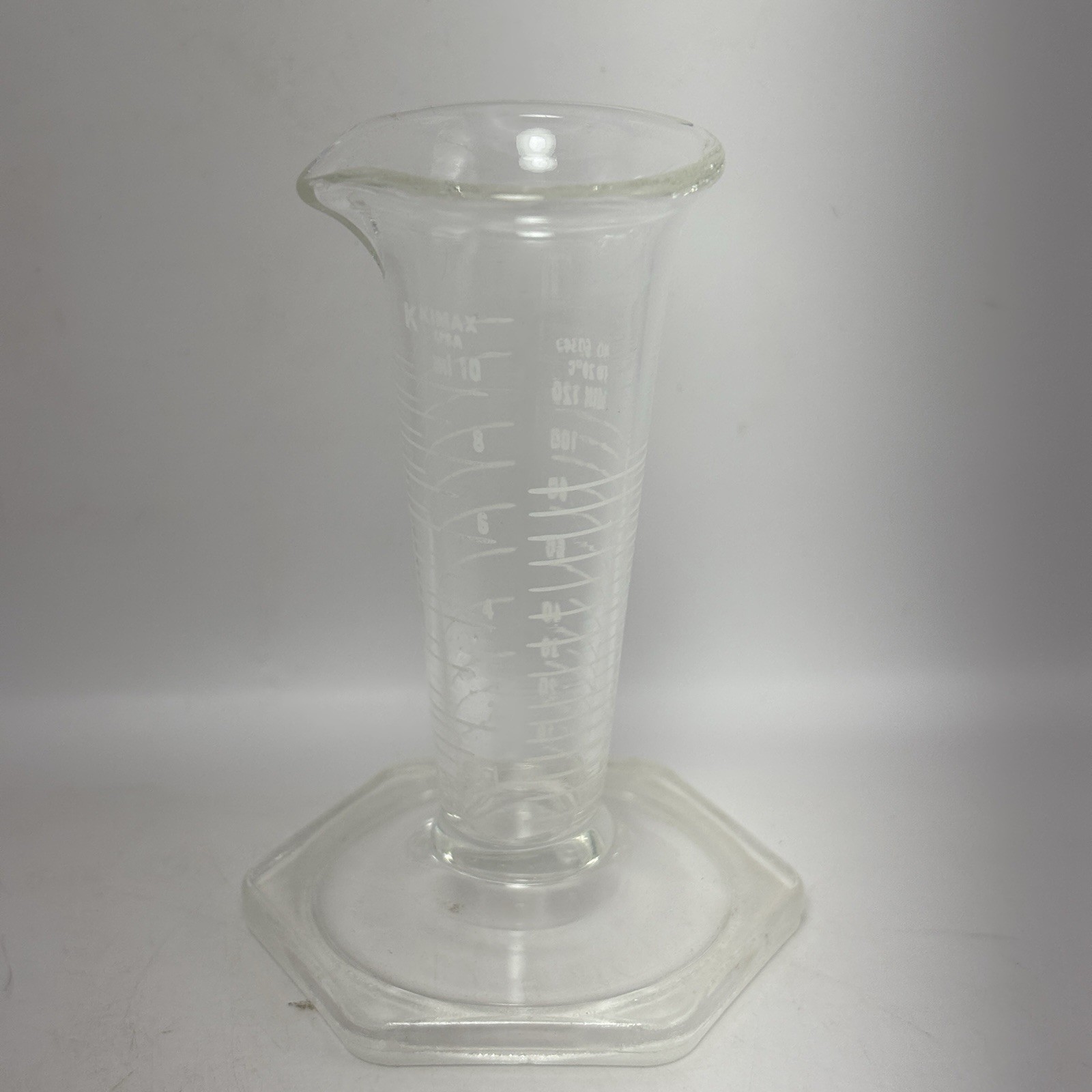 VTG Kimax Pharmaceutical Cone Shape Double Scale 10 ml Phenix Graduated Cylinder