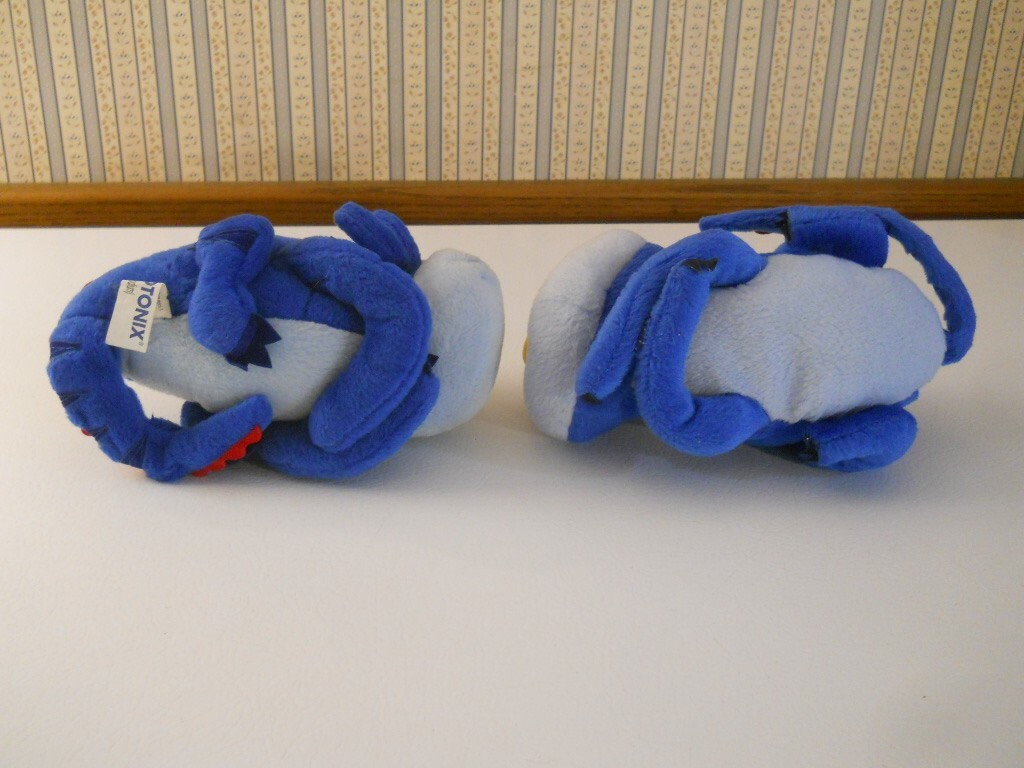 Protonix Advertising plush stuffed toy boy & girl bugs blue yellow polka dots