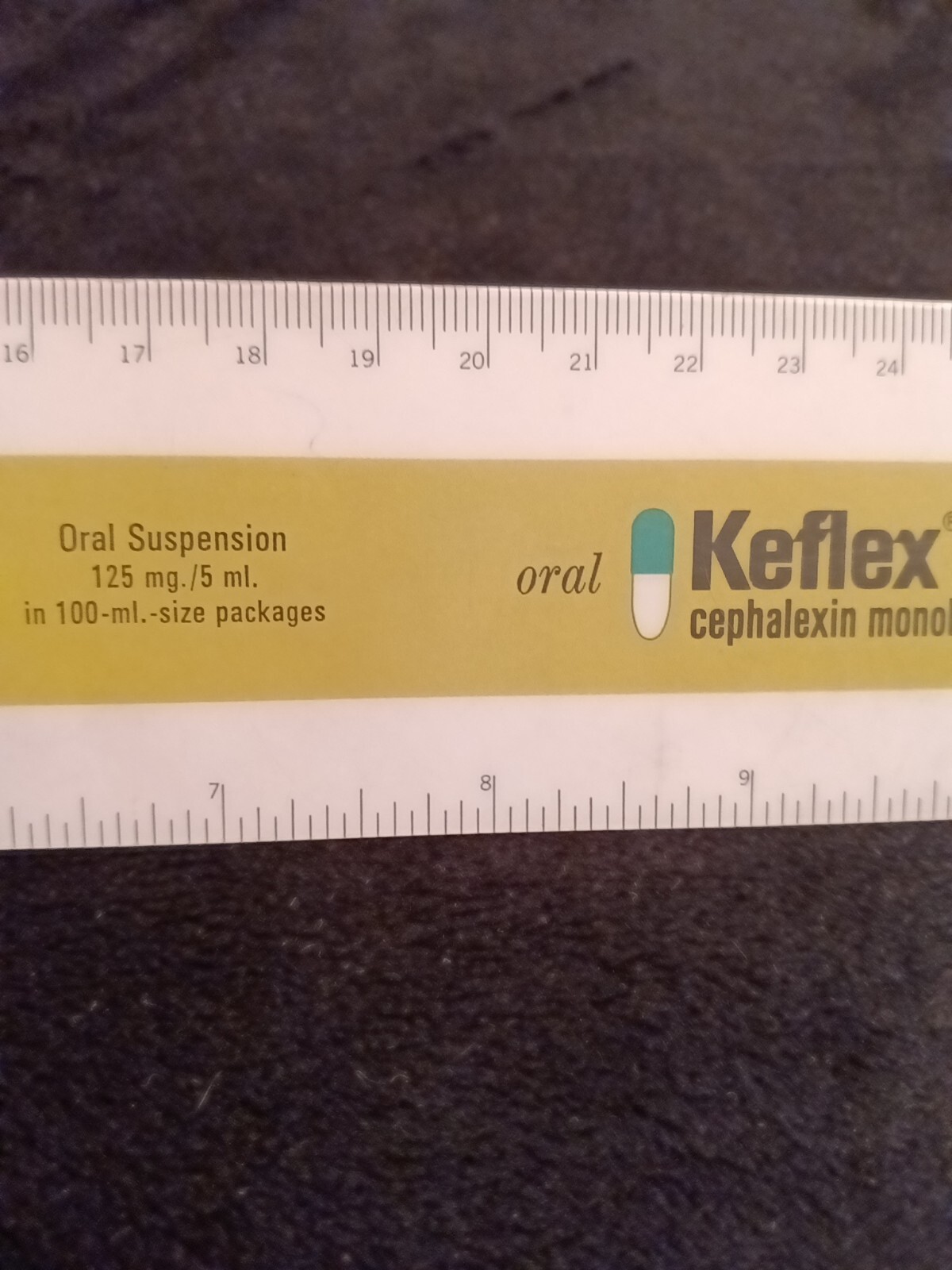 Vintage 1971 Drug Rep KEFLEX RULER Lilly Cephalexin Monohydrate RARE 12″ / 30cm