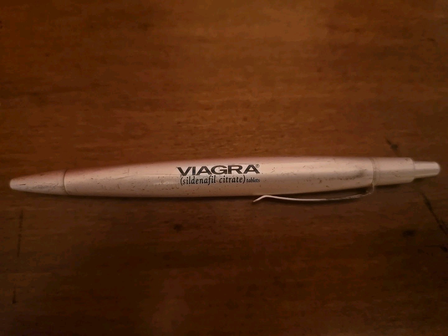Viagra Heavy Metal Pen Drug Rep Promo Pharmaceutica Advertising Vintage- Writes!