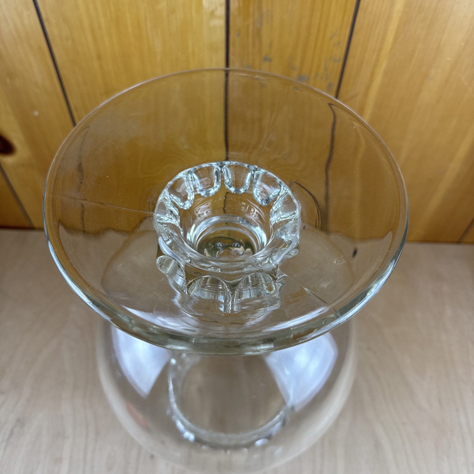 Antique Apothecary Glass Jar With Lid Candy Store Container