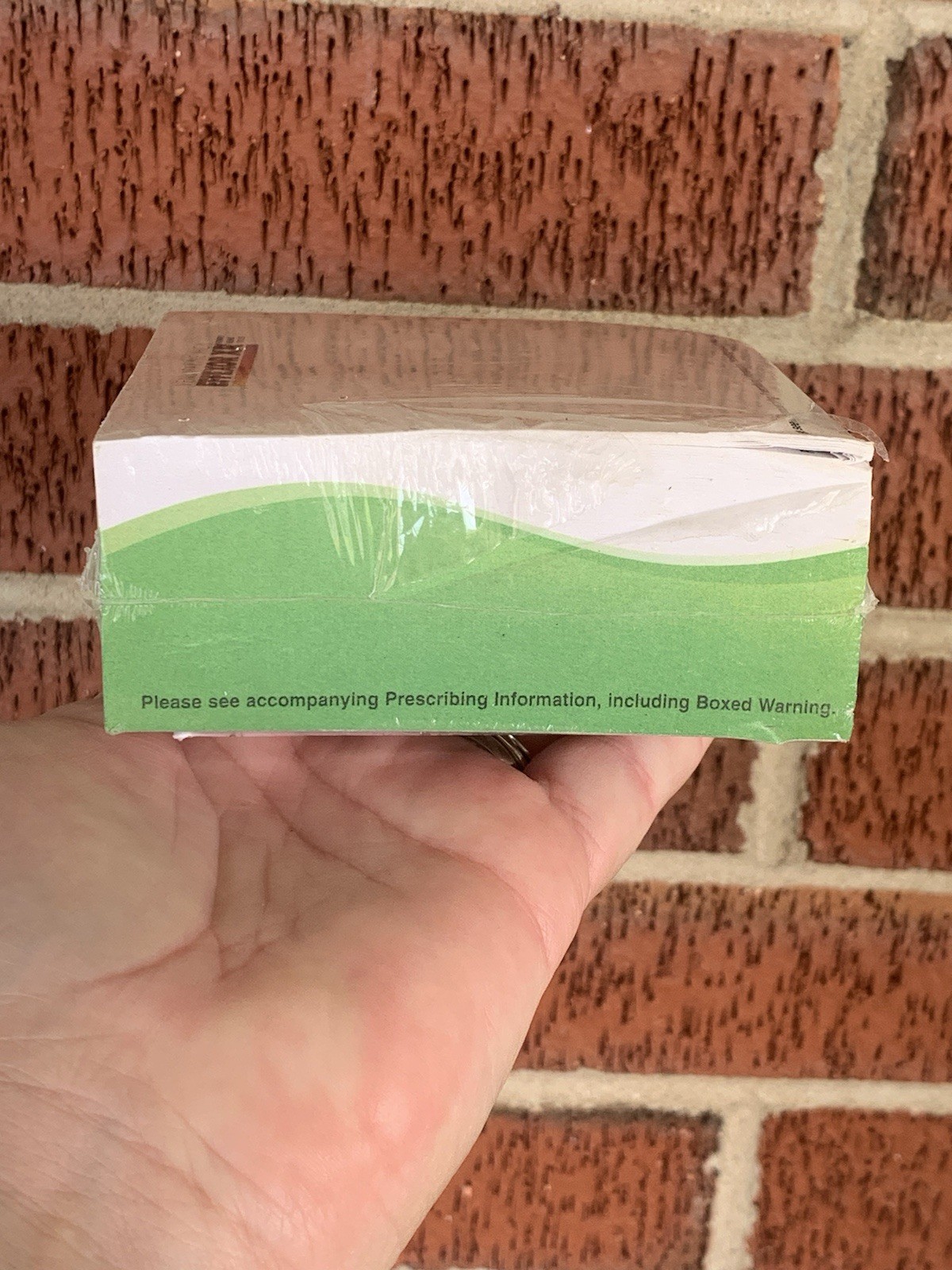 EFFEXOR XR (4”X 4″) Pharmaceutical DRUG REP POST-IT NOTE PAD-Torn Packaging
