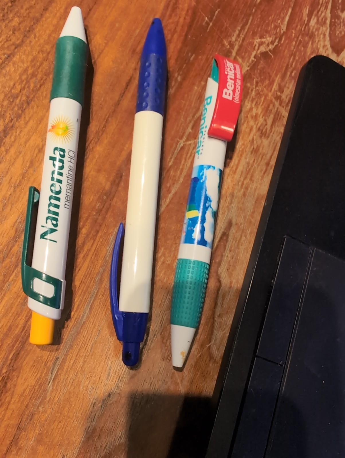 Vintage Vioxx , Namenda, Benicar Pharmecutical Pens