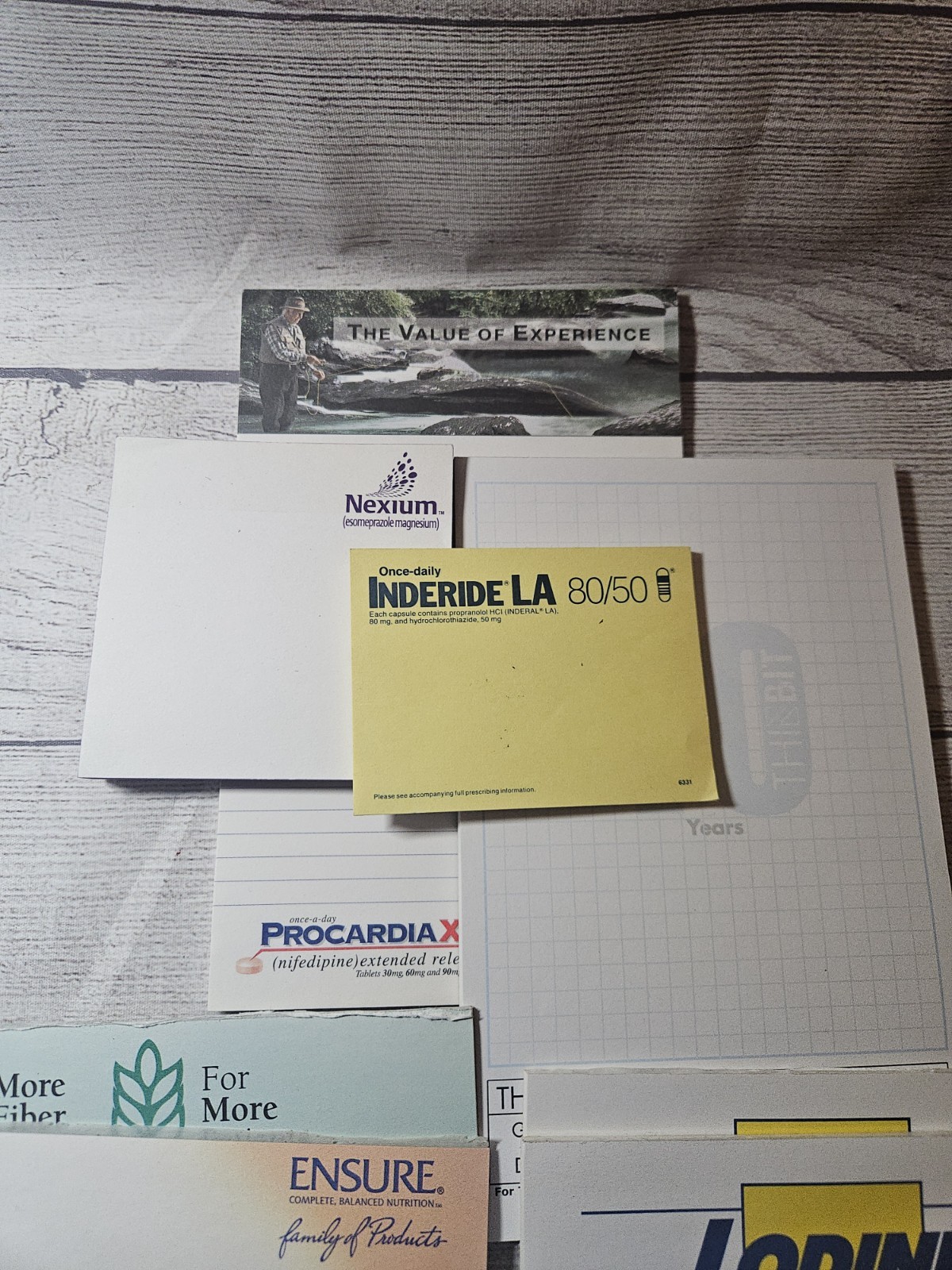 Vintage Pharmaceutical Medical Rep Lot – Pens, Clips, Calculator, Pencils, Paper