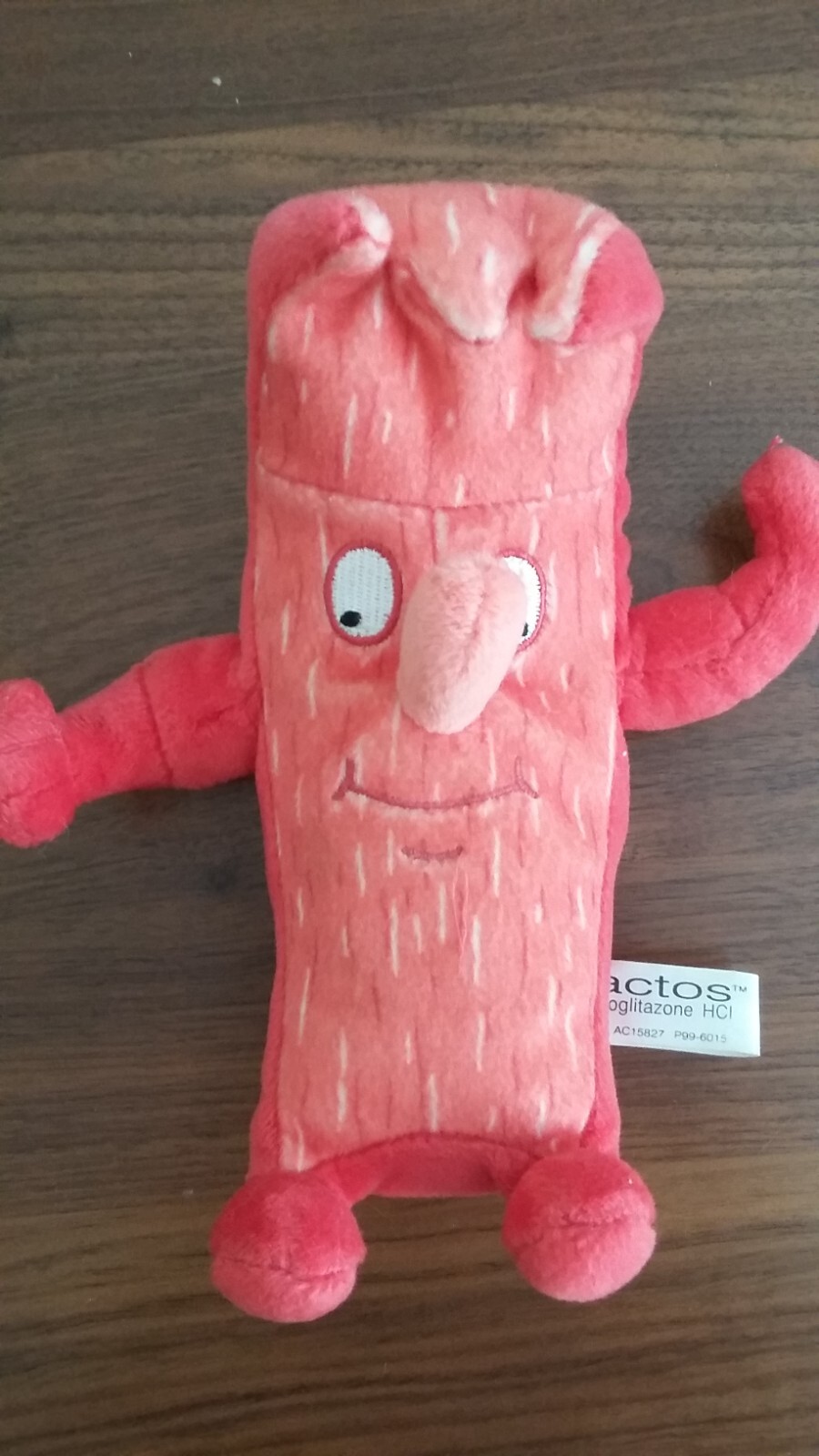 Actos (pioglitazone) Promotional Stuffed Plush Toy “Muscle”