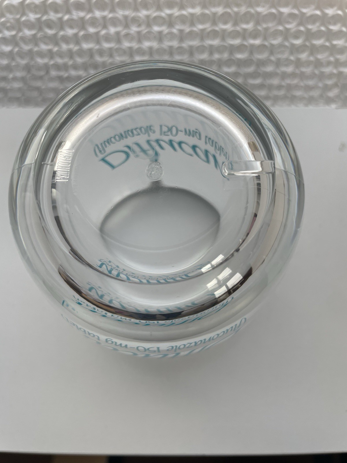 Pharma Swag Diflucan Jar With Lid Plastic Pharmaceutical Promo Item Desktop