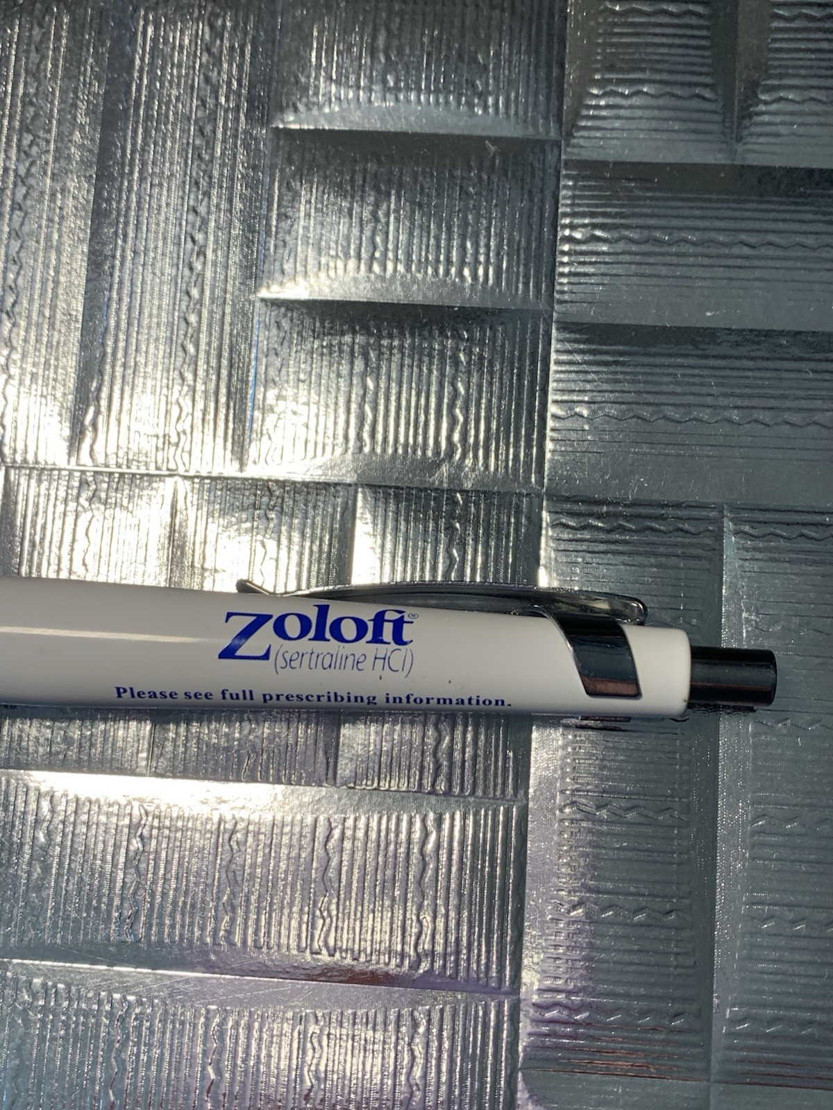 Beautiful Zoloft PEN Drug Rep Pharmaceutical Promo Medical Advertising Writes!