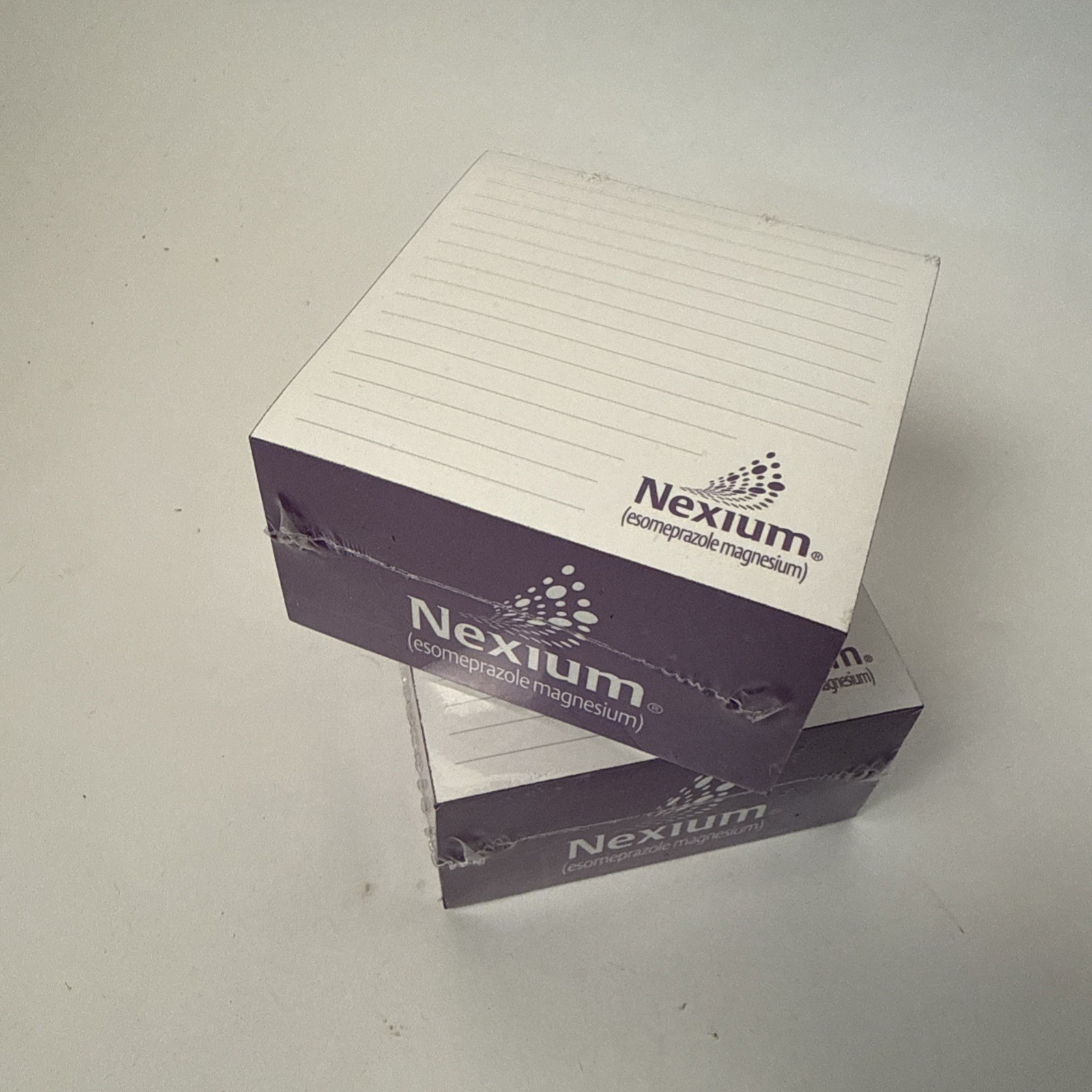 New Sealed Nexium Post-It Note Pad Doctor Swag Drug Rep Set of 2