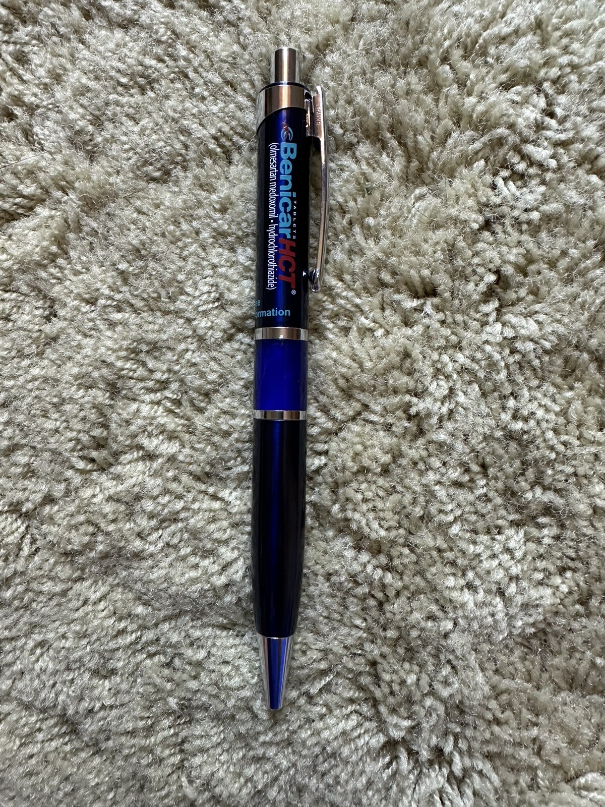 Benicar Drug Rep Pharmaceutical Advertisement Pen Heavy Metal