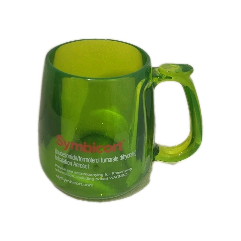 Symbicort Pharmaceutical rep Plastic Mug, Green
