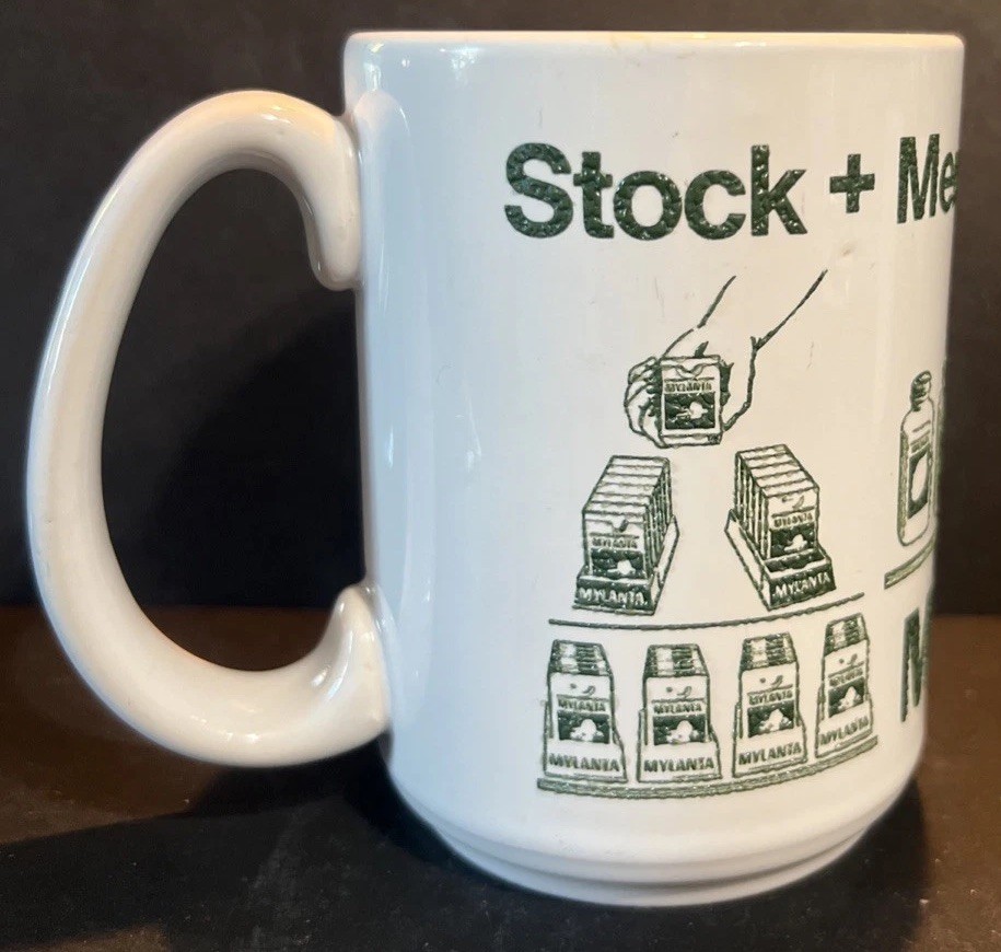 Mylanta Vintage Pharmaceutical Advertising Collectible Coffee Mug Pharma