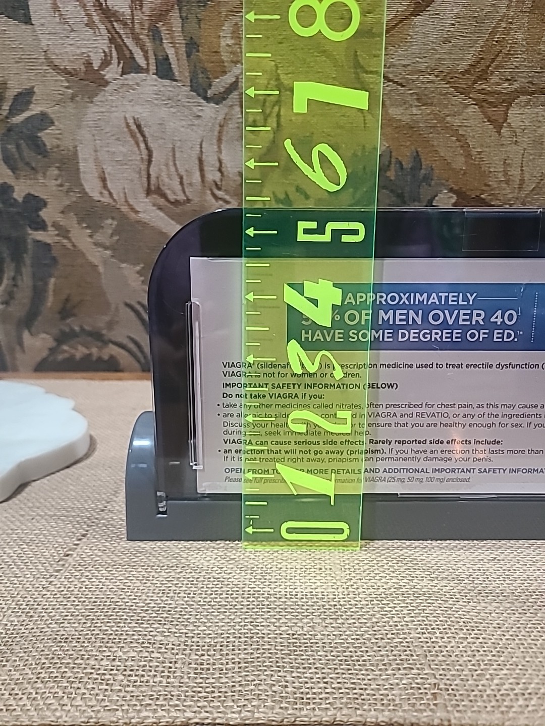 RARE VIAGRA Drug Rep Medical Display Big Pharma Penile ED erection assessment